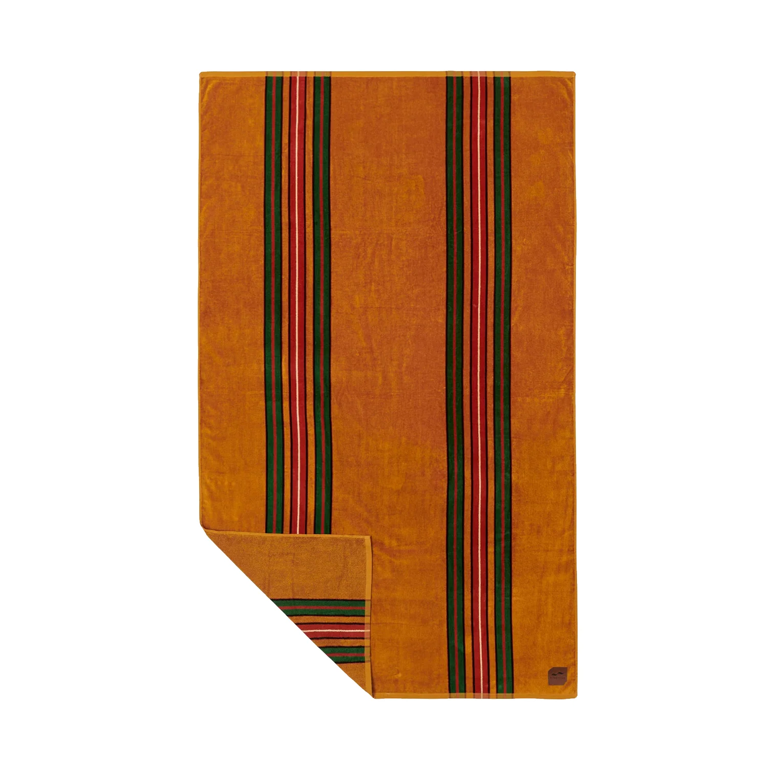 Slowtide Seager Stripe Towel Mustard