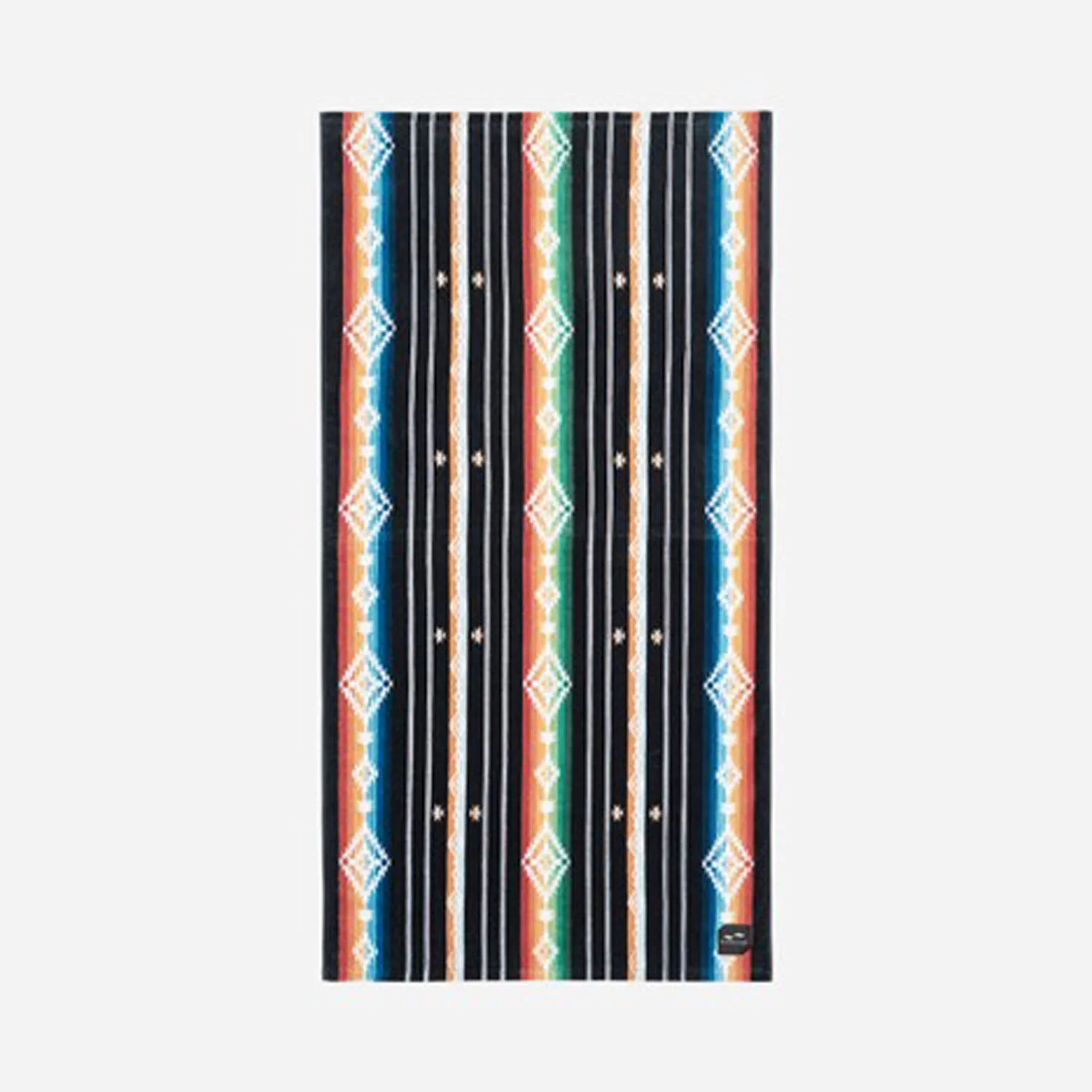 Slowtide Unisex Harlow Beach Towel Black