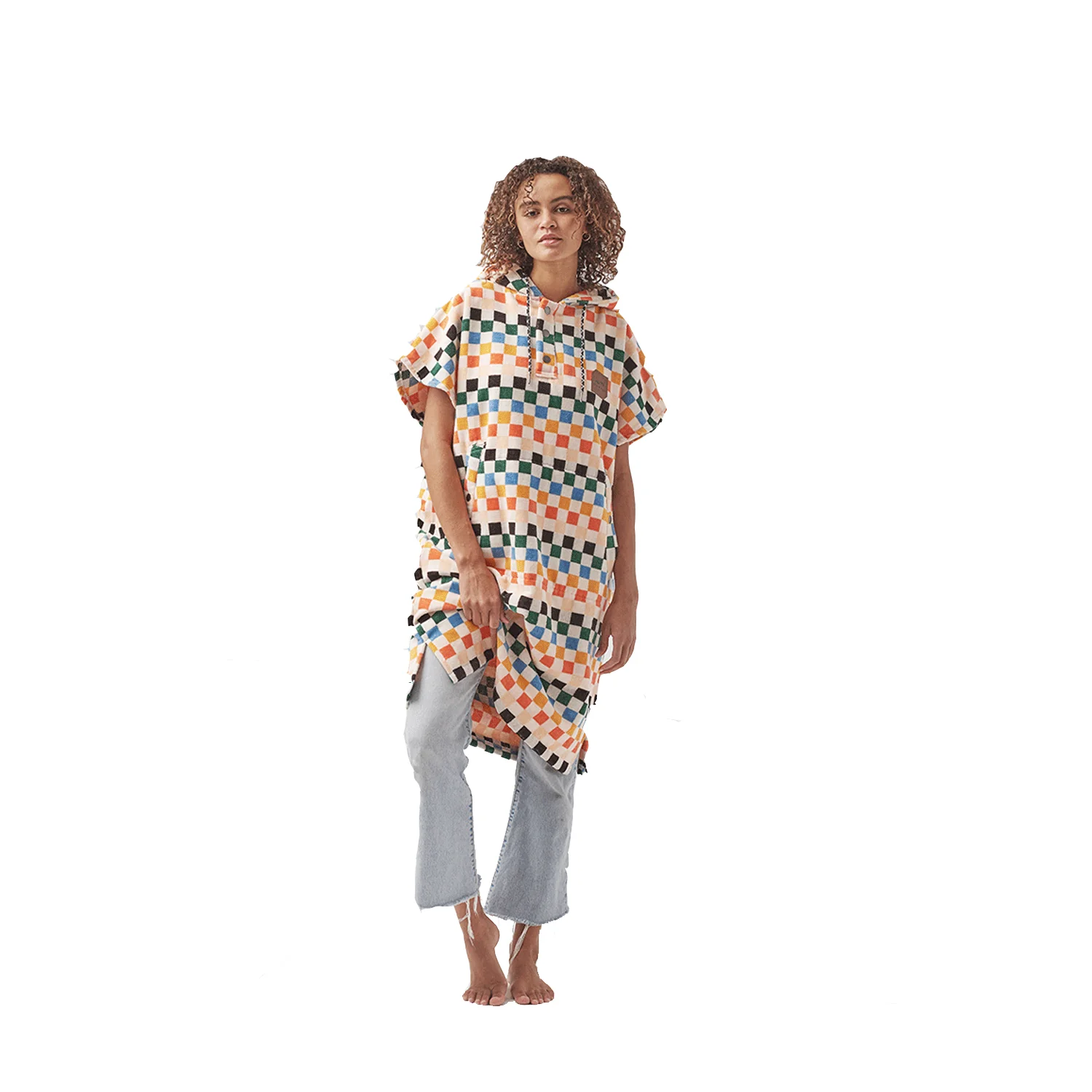 Slowtide Unisex Sundown Poncho Multi
