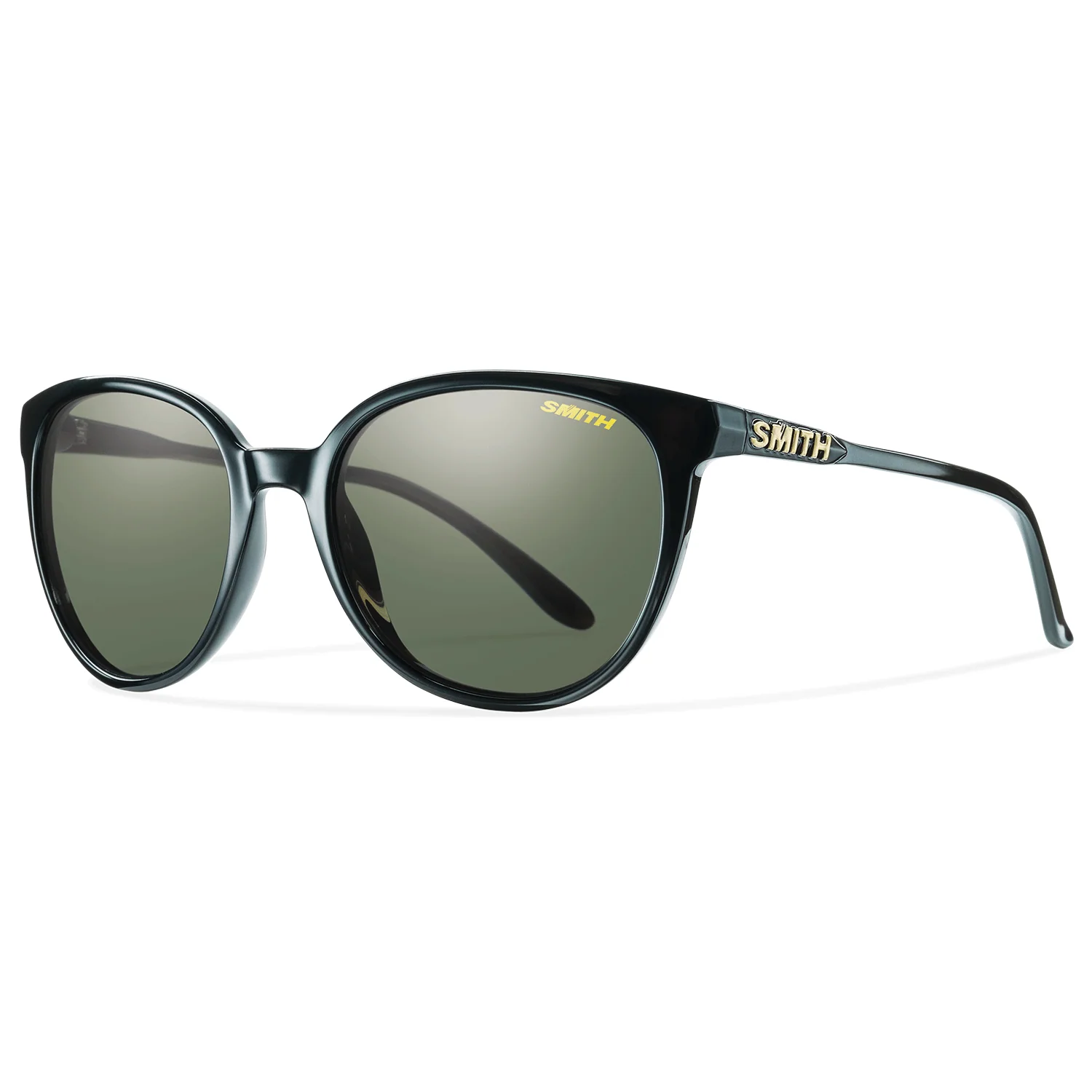 Smith Cheetah Sunglasses Black/Polarized Grey Green