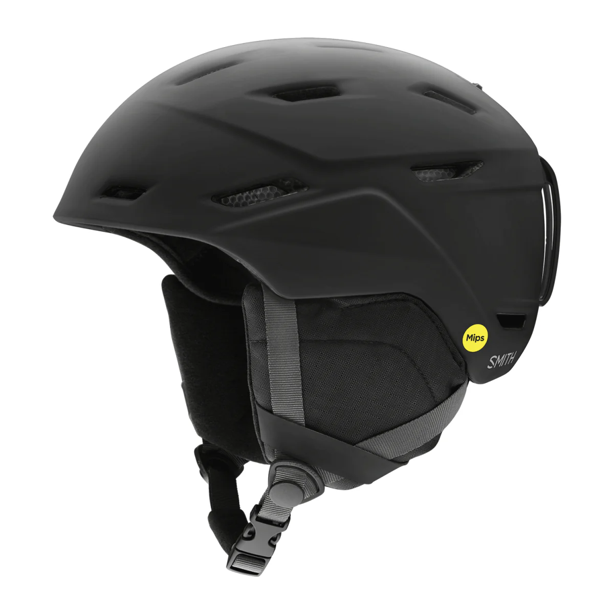 Smith Mission MIPS Round Contour Fit Helmet Matte Black