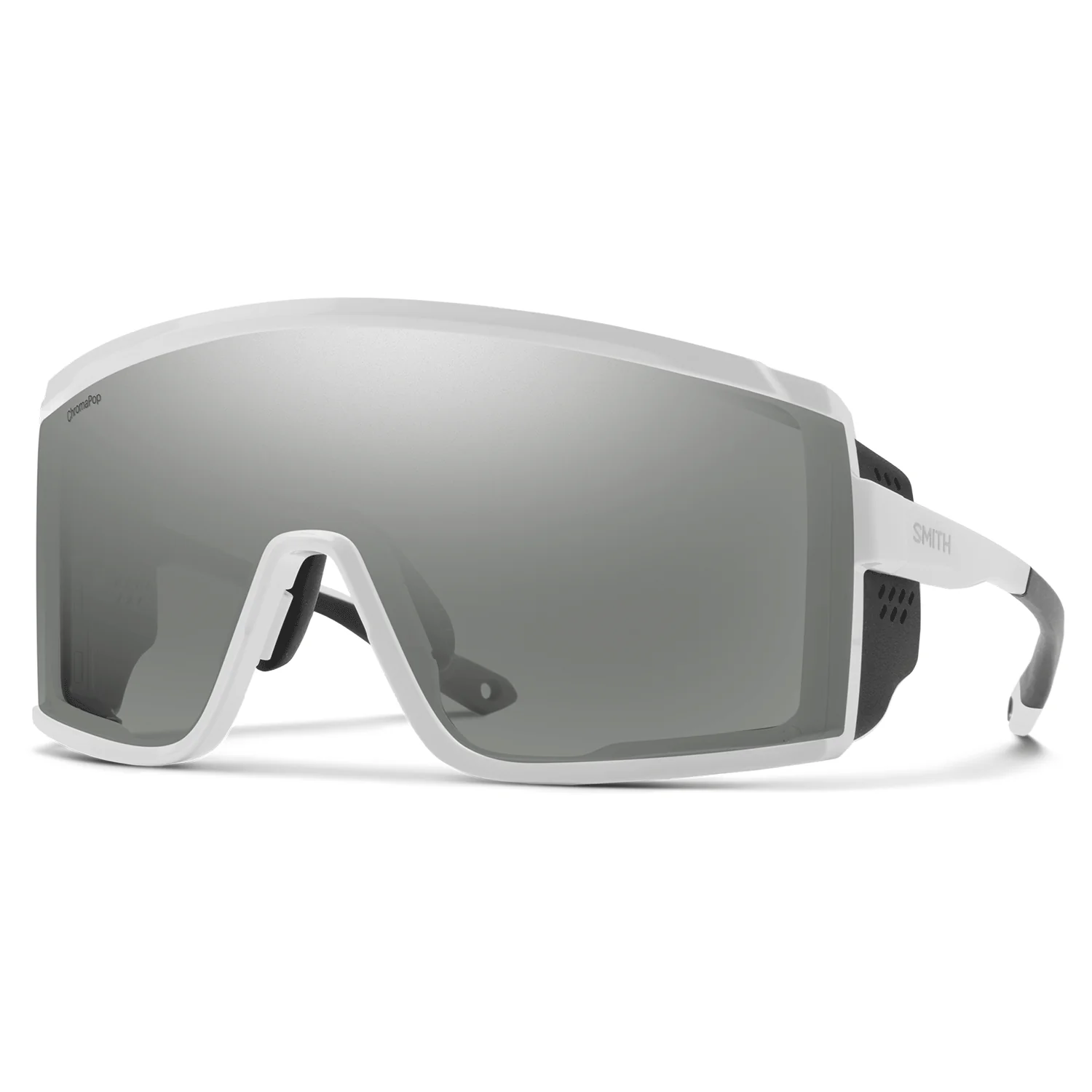 Smith Pursuit Sunglasses White/ChromaPop Platinum Mirror + Clear