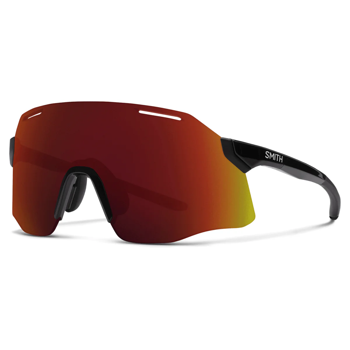 Smith Vert Sunglasses Black/ChromaPop Red Mirror + Clear