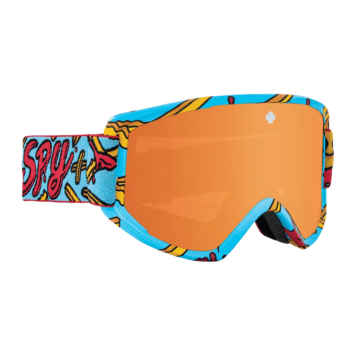 Spy Crusher Elite Jr. Goggles Pizza Vs. French Fries/LL Persimmon