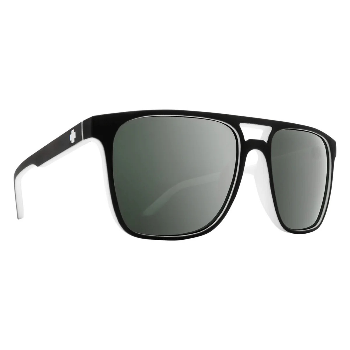 Spy Czar Sunglasses Whitewall/Happy Gray Green Platinum Mirror