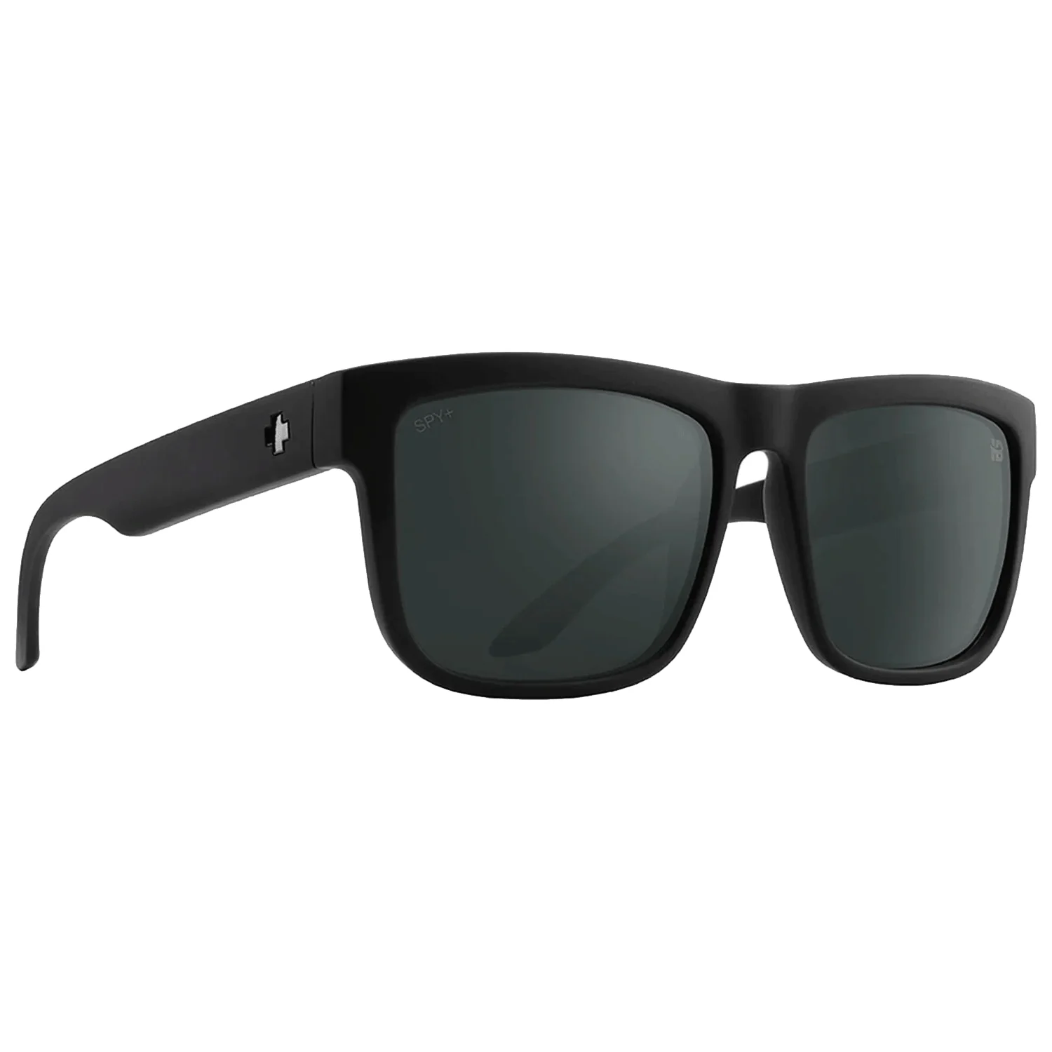 Spy Discord Sunglasses Soft Matte Black/Happy Boost Polar Black Mirror