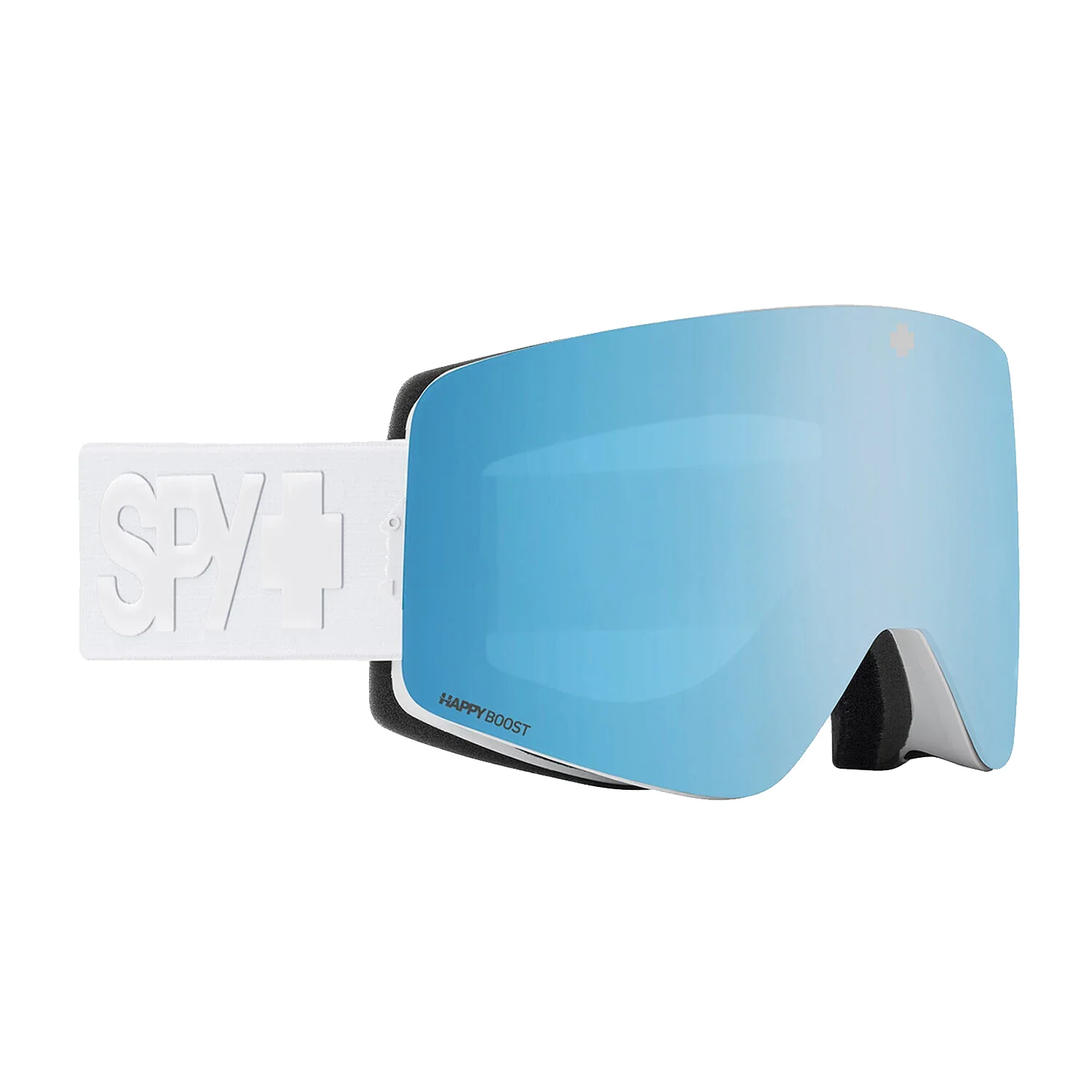Spy Marauder SE Low Bridge Fit Goggles Matte White/Happy Boost Bronze Happy Blue Mirror + Happy Boost LL Gray Green Red Mirror