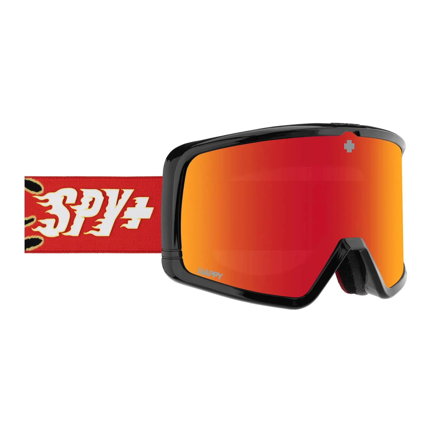 Spy Megalith Goggles Redline/Happy ML Rose Red Mirror + Happy LL Yellow