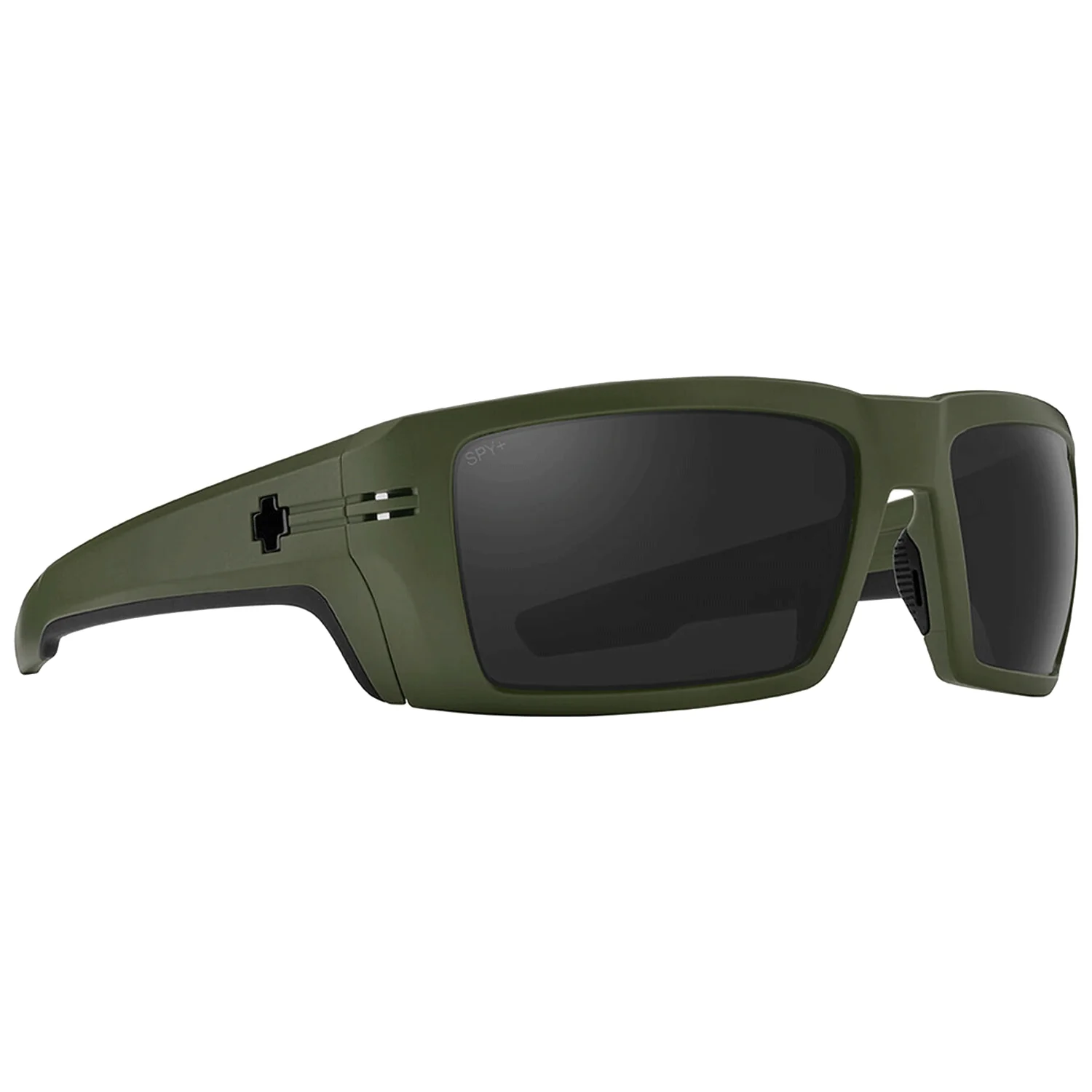 Spy Rebar ANSI Sunglasses Matte Army Green/Happy Grey