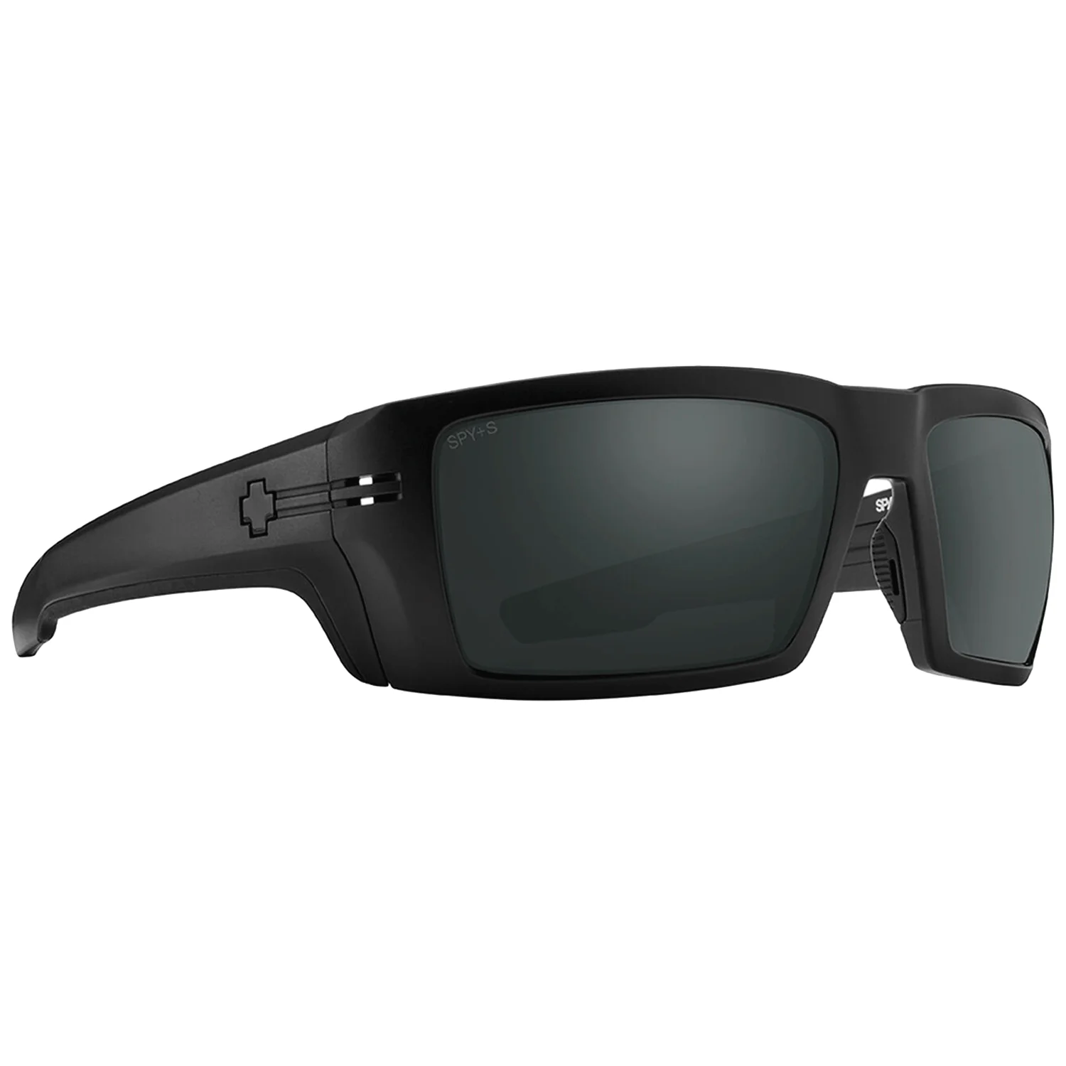 Spy Rebar ANSI Sunglasses Matte Black/Happy Boost Polar Black Mirror