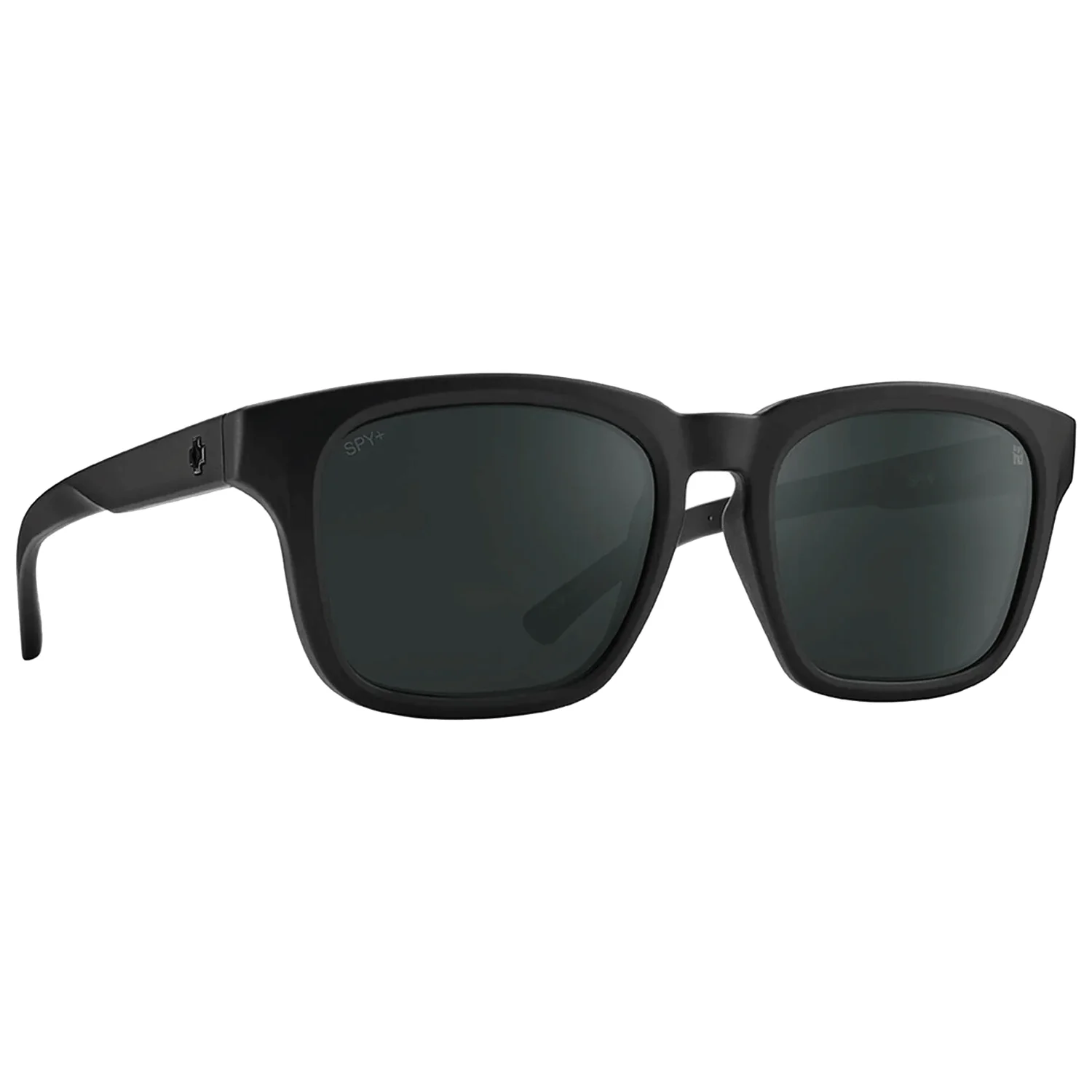 Spy Saxony Sunglasses Matte Black/Happy Boost Bronze Polar Black Mirror