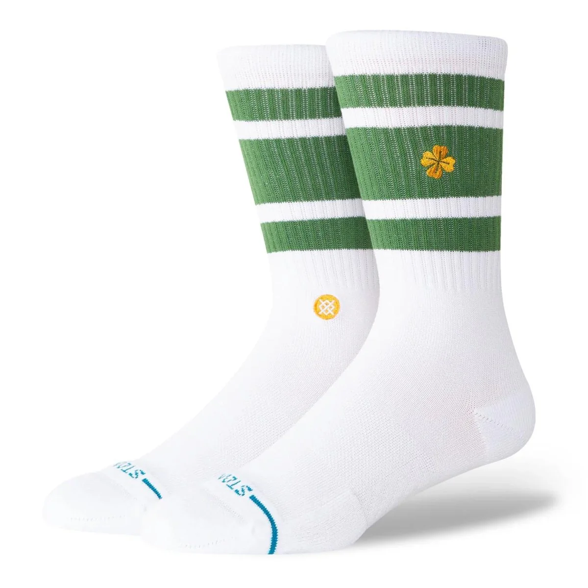 Stance Feelin Lucky Crew Sock Green