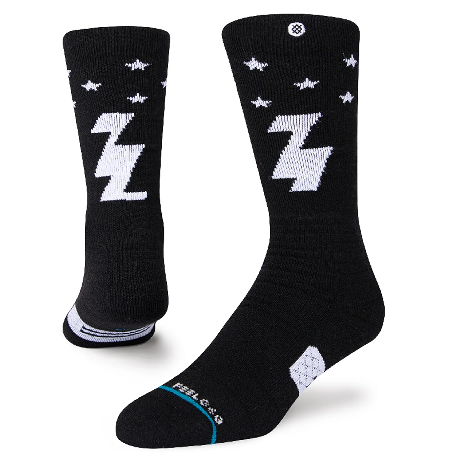 Stance Youth Fully Charged Snow Sock Black