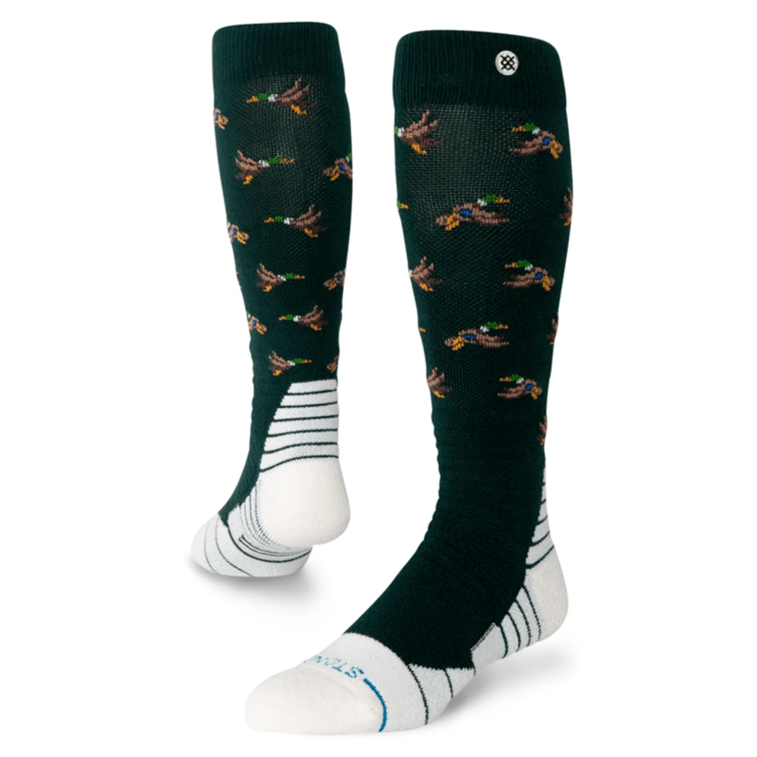 Stance Huntin Mid Poly Sock Pine