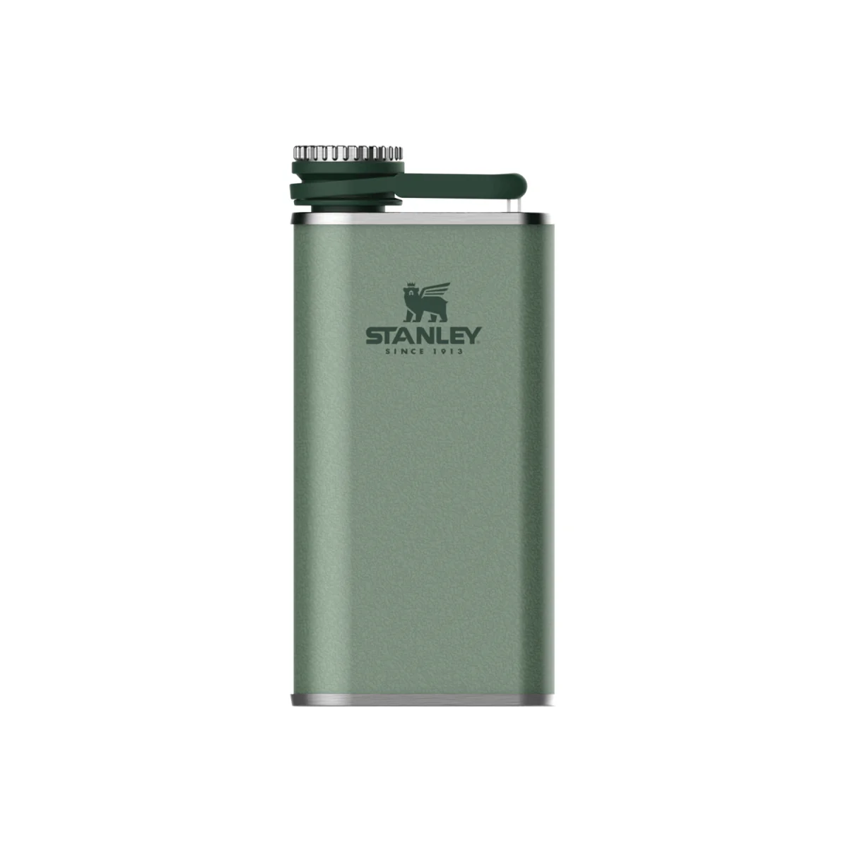 Stanley The Easy Fill 8oz. Flask Hammertone Green