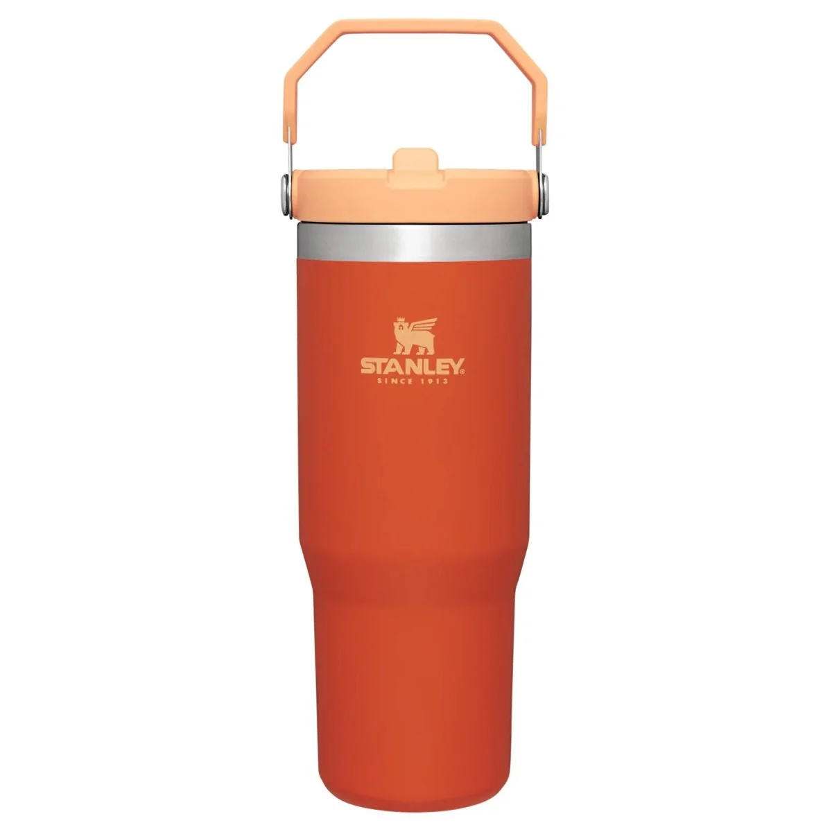 Stanley The IceFlow Flip Straw 30oz Tumbler Tigerlily