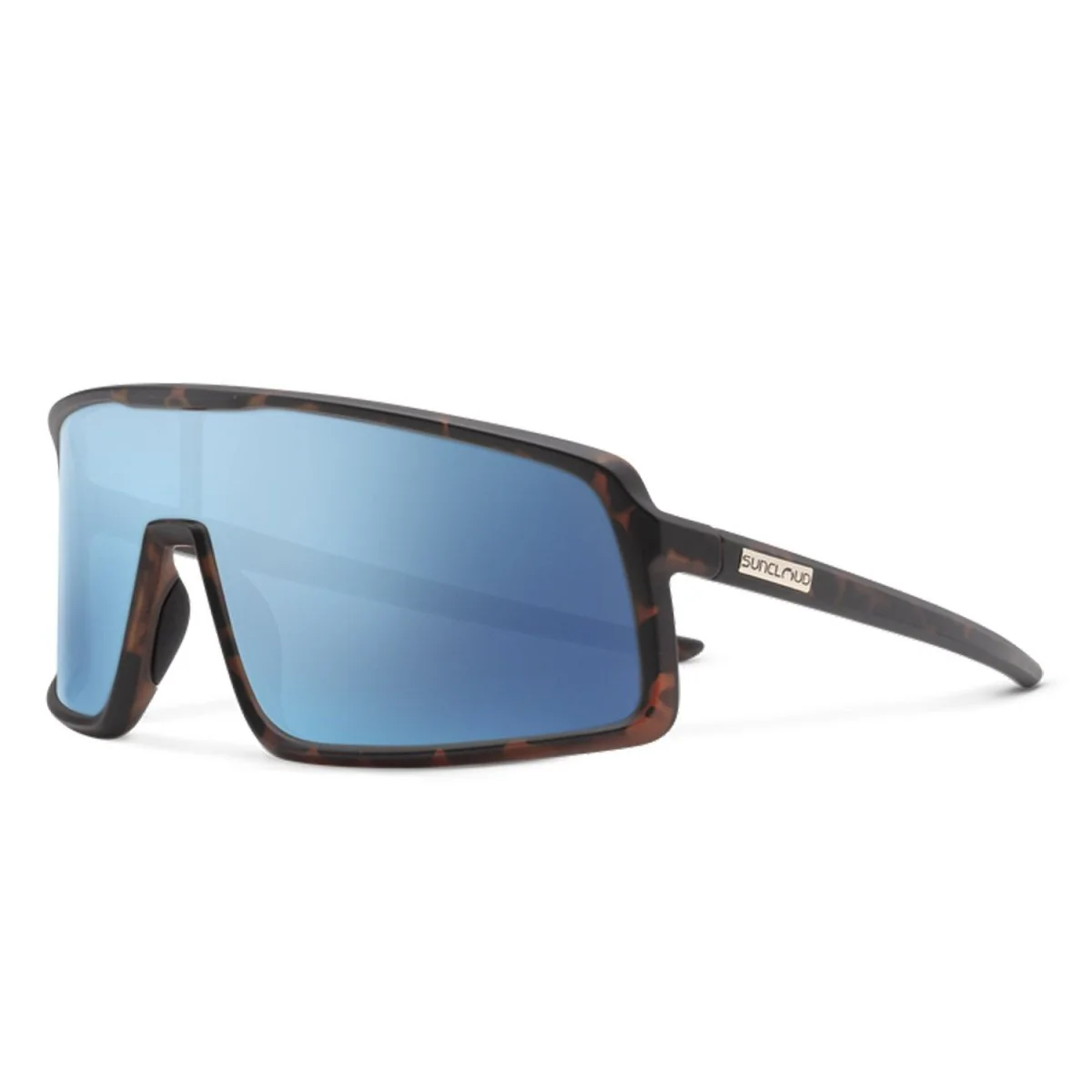 Suncloud Upshot Sunglasses Matte Tortoise/Polarized Aqua Mirror