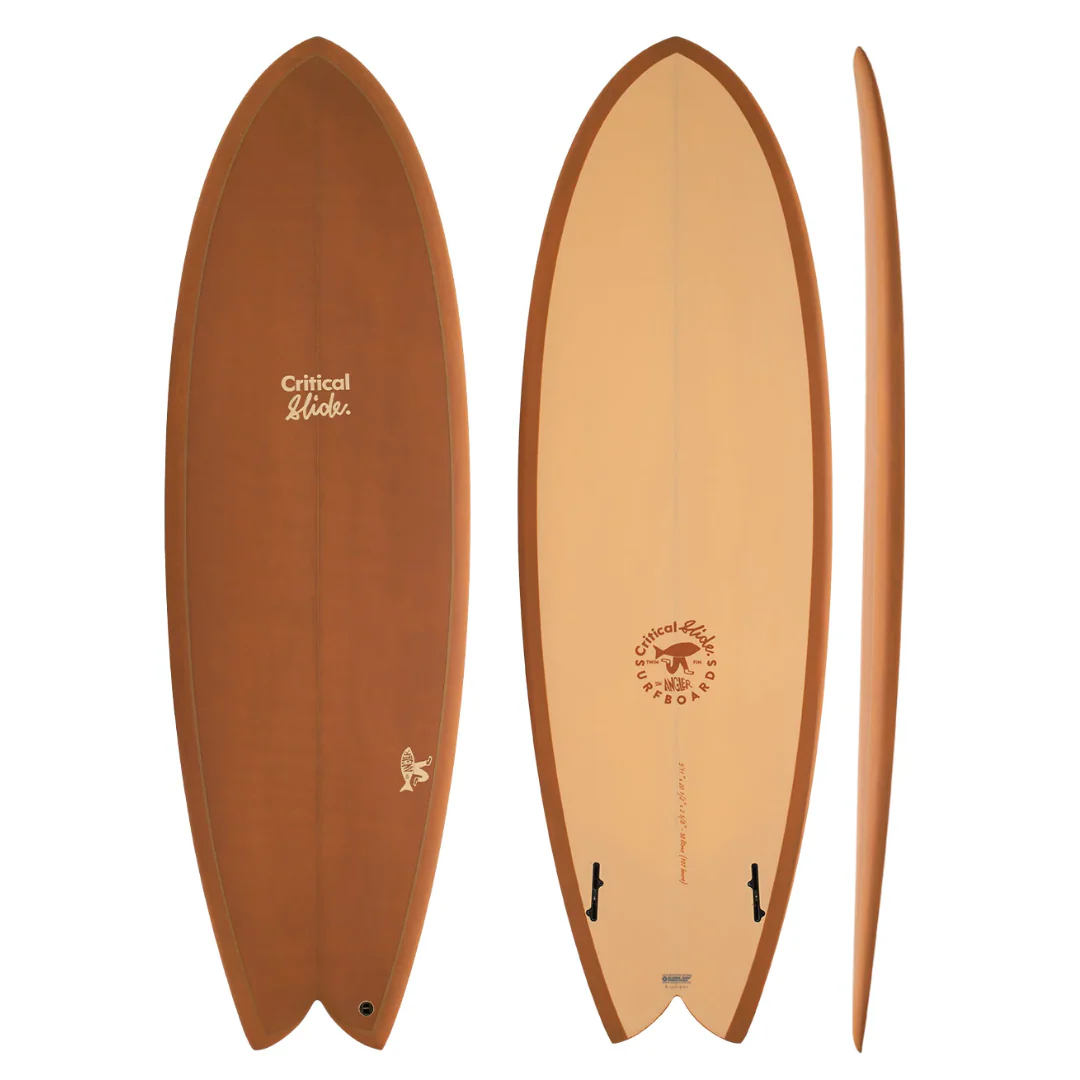 The Critical Slide Society Angler PU Surfboard Ochre 6'3"