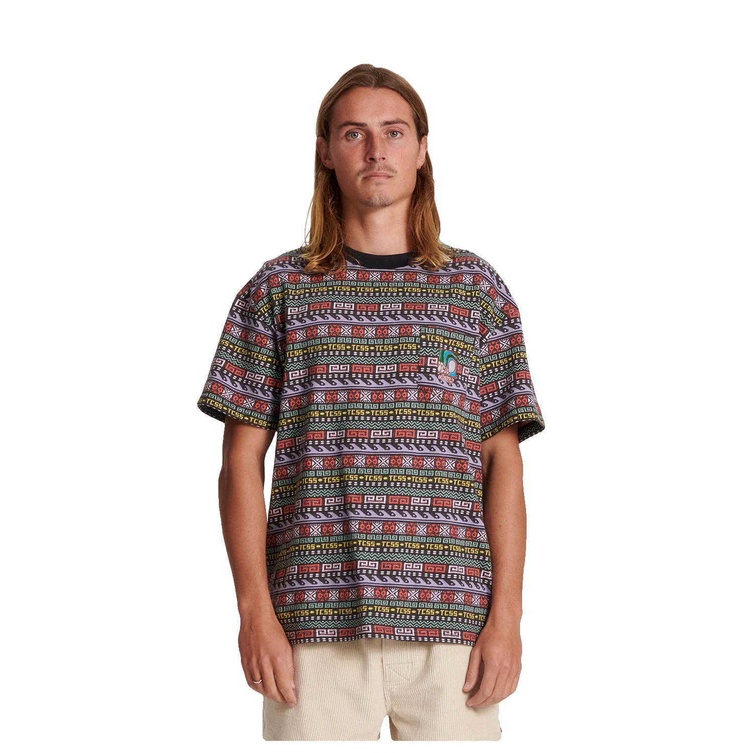 The Critical Slide Society Men's Blunder Yarn Dye T Shirt Black