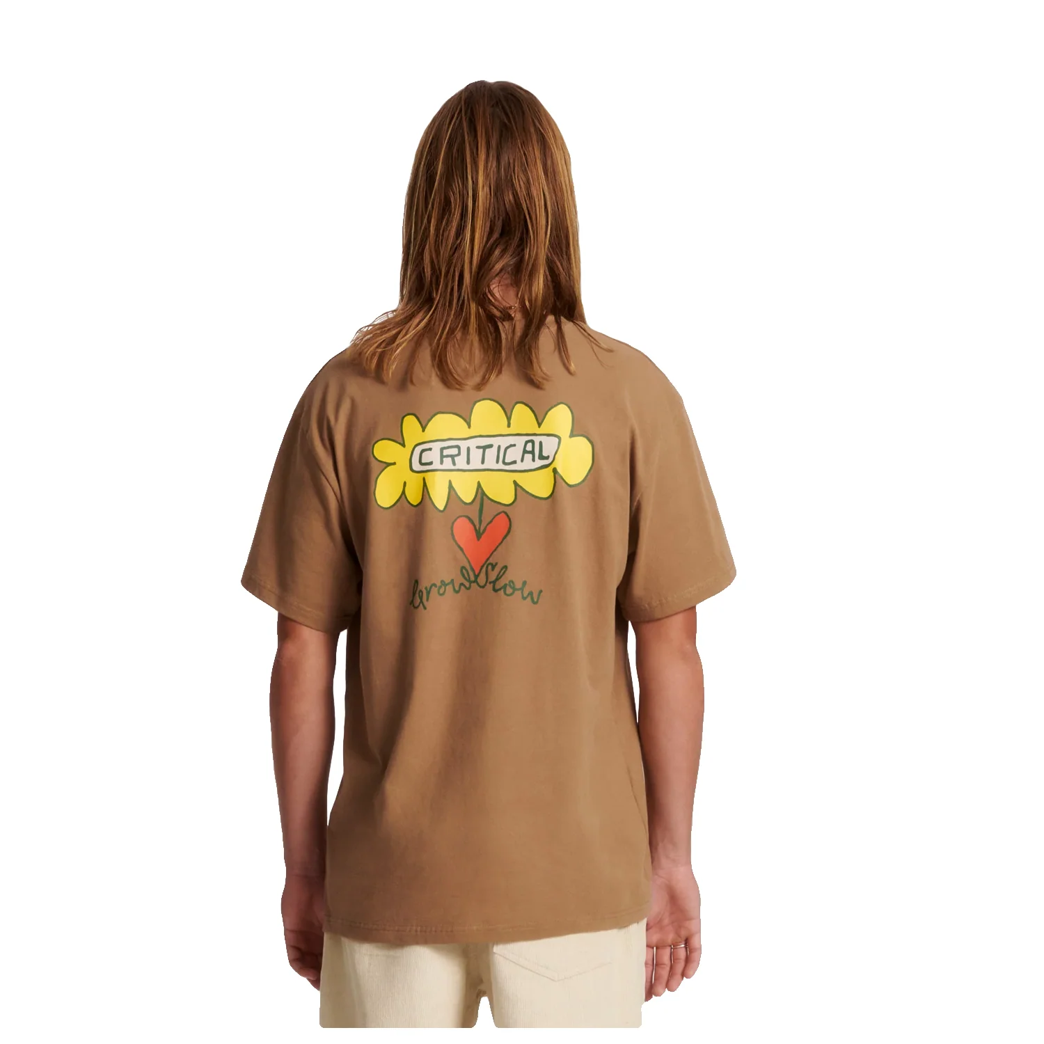 The Critical Slide Society Men's Grow Slow T Shirt Cinnamon