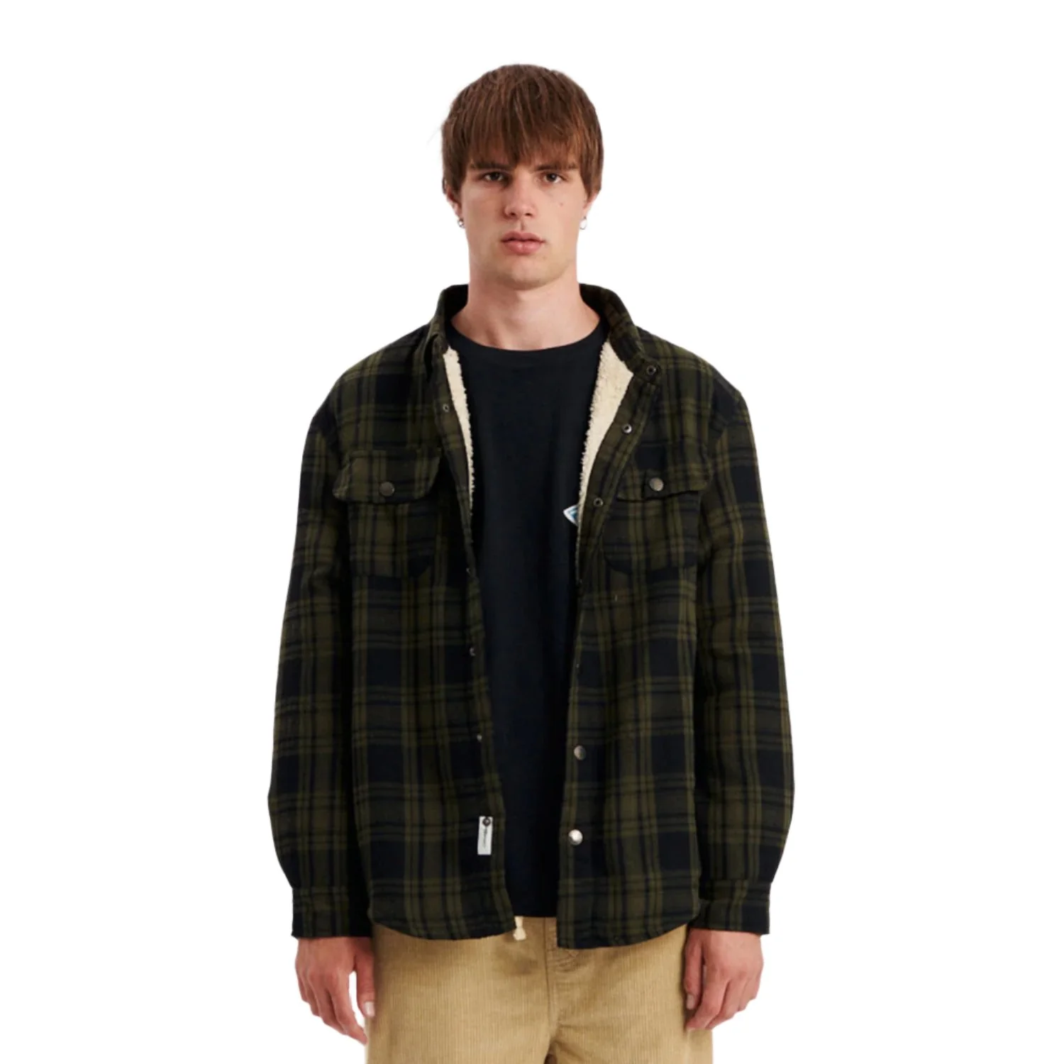 The Critical Slide Society Men's Ranger Check Jacket Black