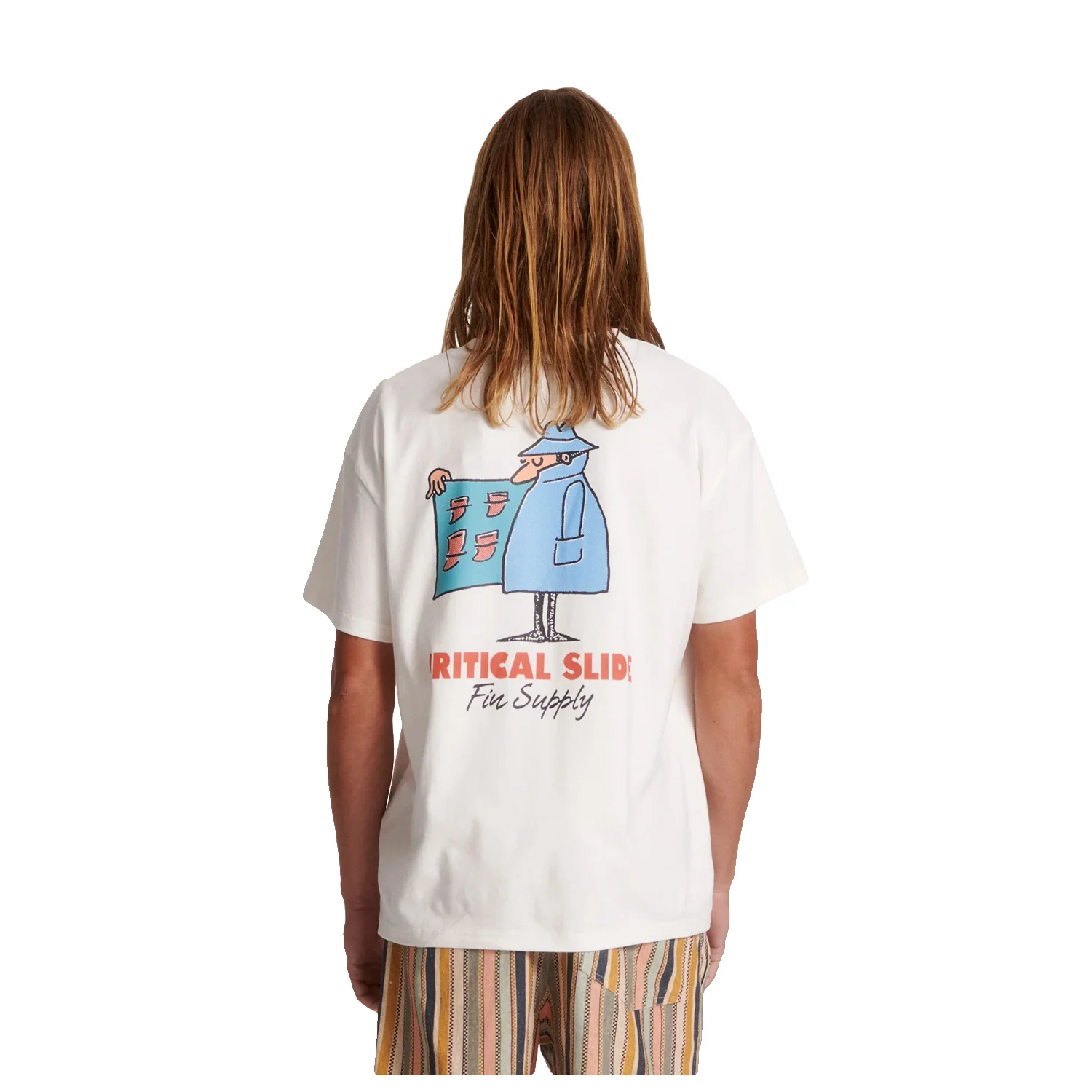 The Critical Slide Society Men's Supply T Shirt Vintage White