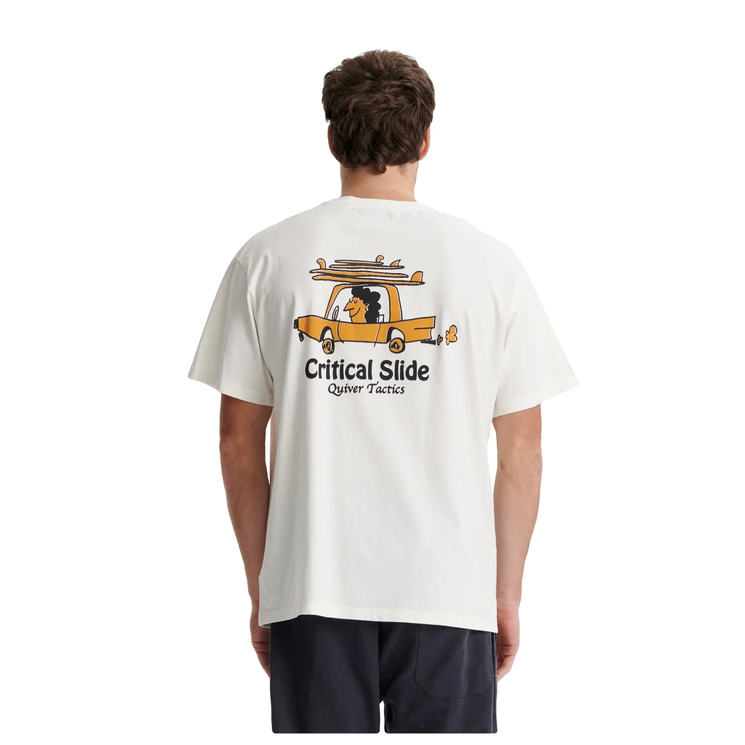 The Critical Slide Society Men's Tactics T Shirt Vintage White
