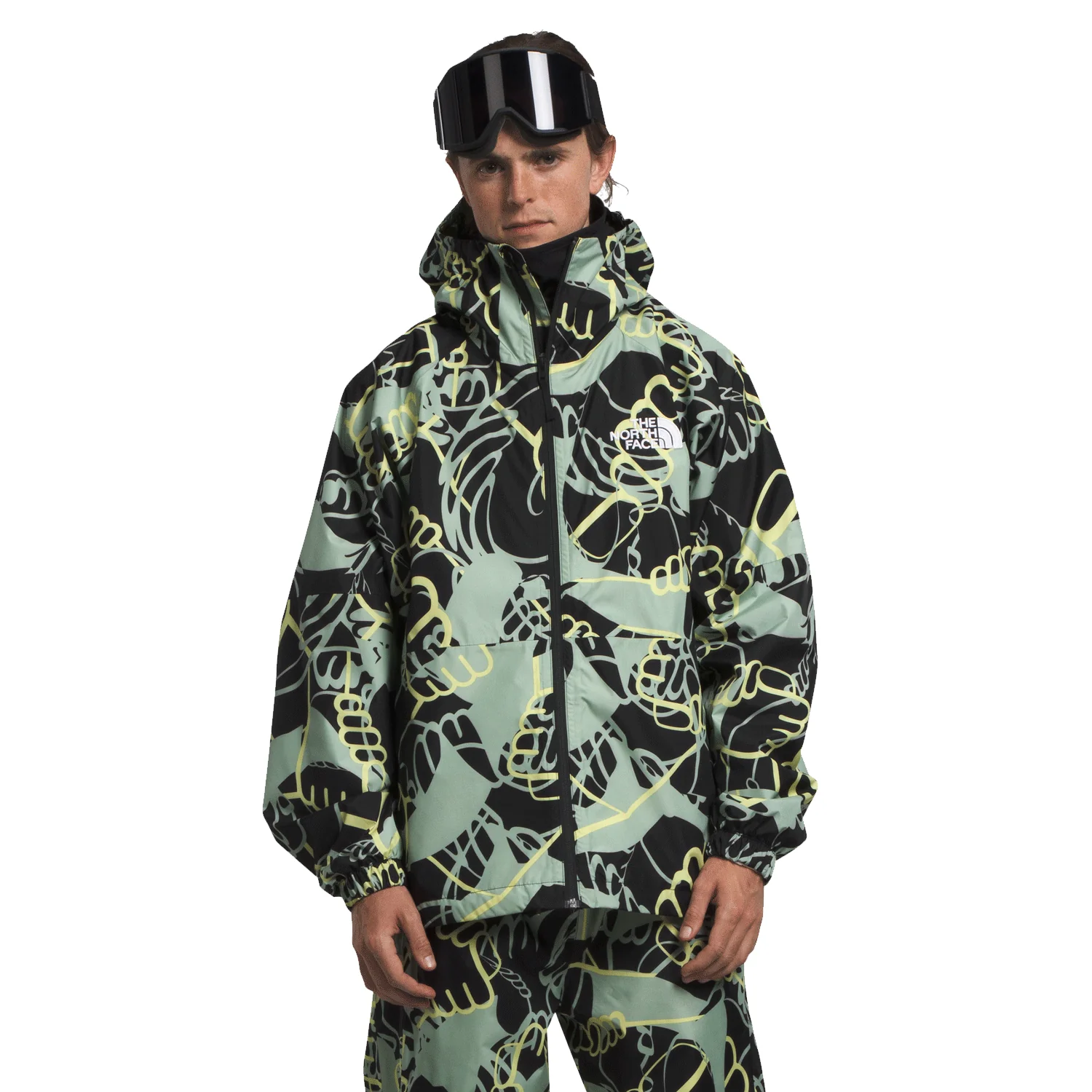 The North Face Build Up Jacket 2024 TNF Black Hands Print