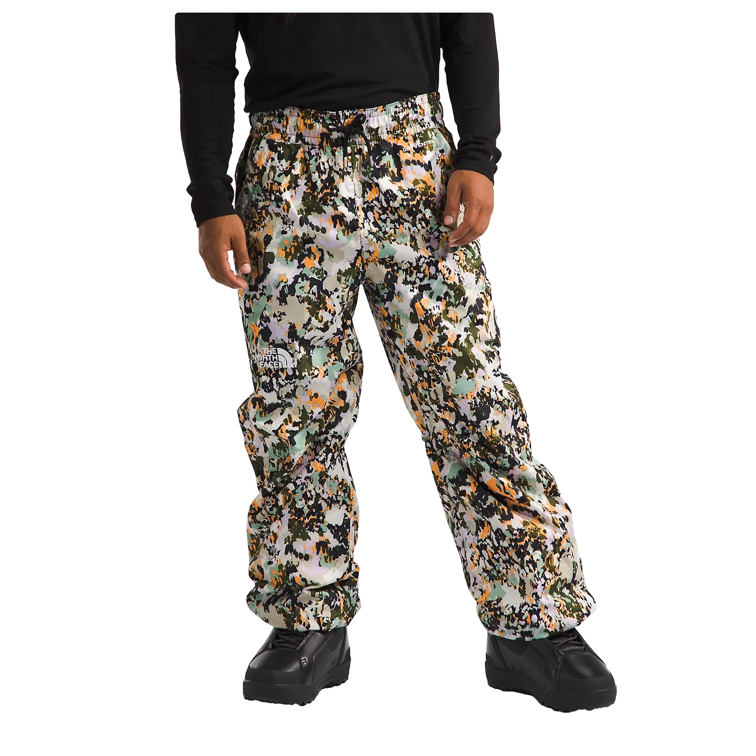 The North Face Men's Build Up Pant 2024 Forest Olive Grounded Floral Print