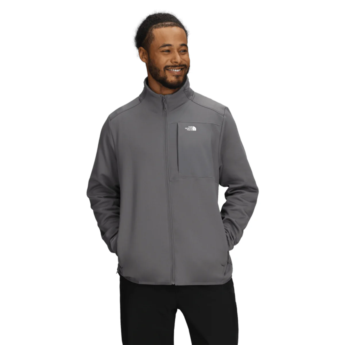 The North Face Men's TNF Performance Fleece Full Zip Jacket 2026 Smoked Pearl