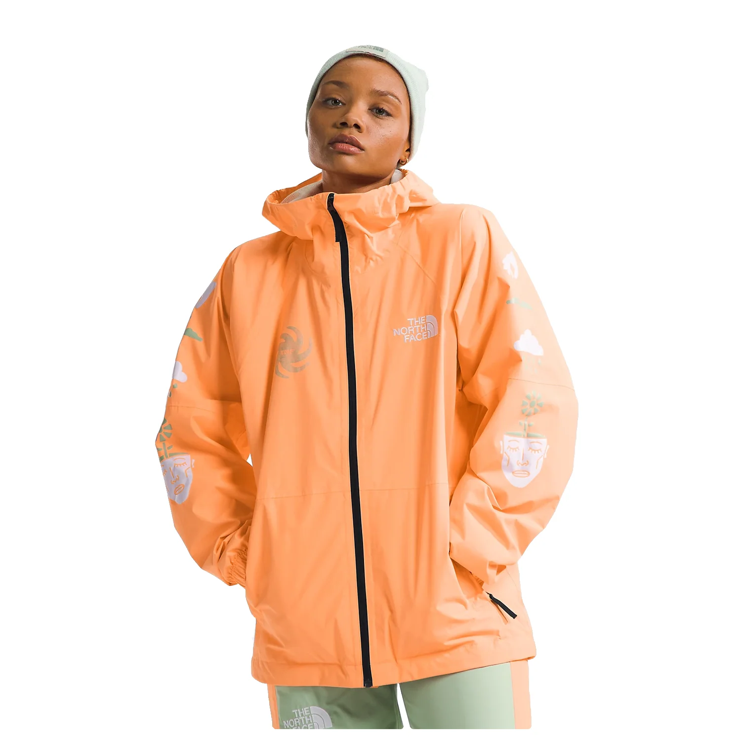 The North Face Women's Build Up Jacket 2024 Bright Cantaloupe