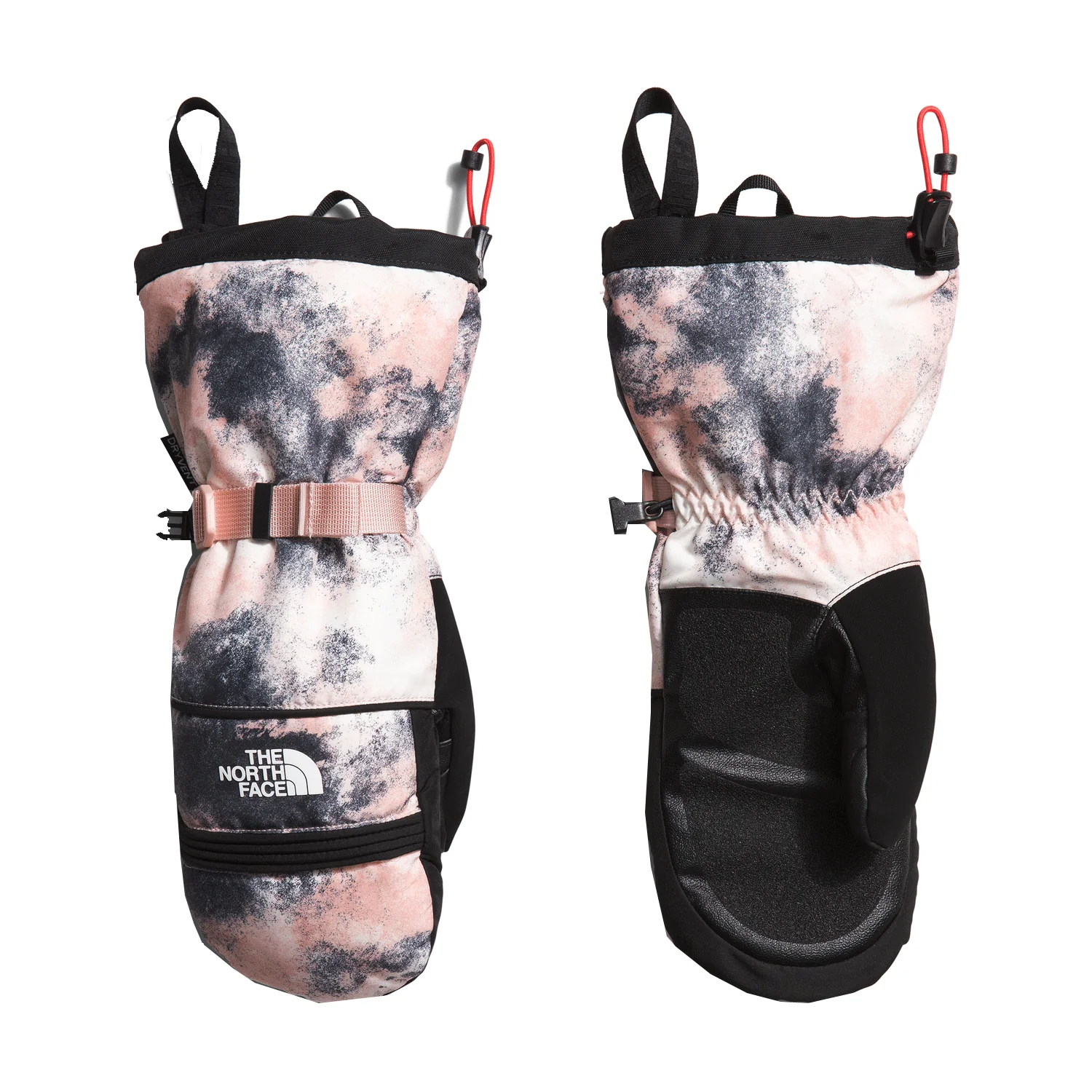 The North Face Women's Montana Ski Mitt Pink Moss Faded Dye Camo Print