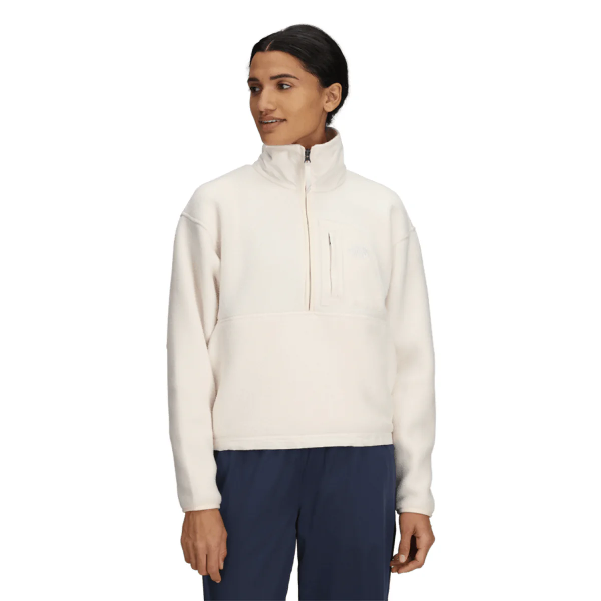 The North Face Women's Yumiori Off Peak ½ Zip Jacket 2026 White Dune