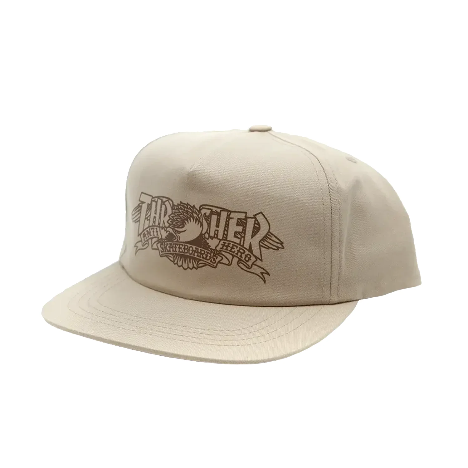 Thrasher x Anti-Hero Mag Banner Snapback Khaki