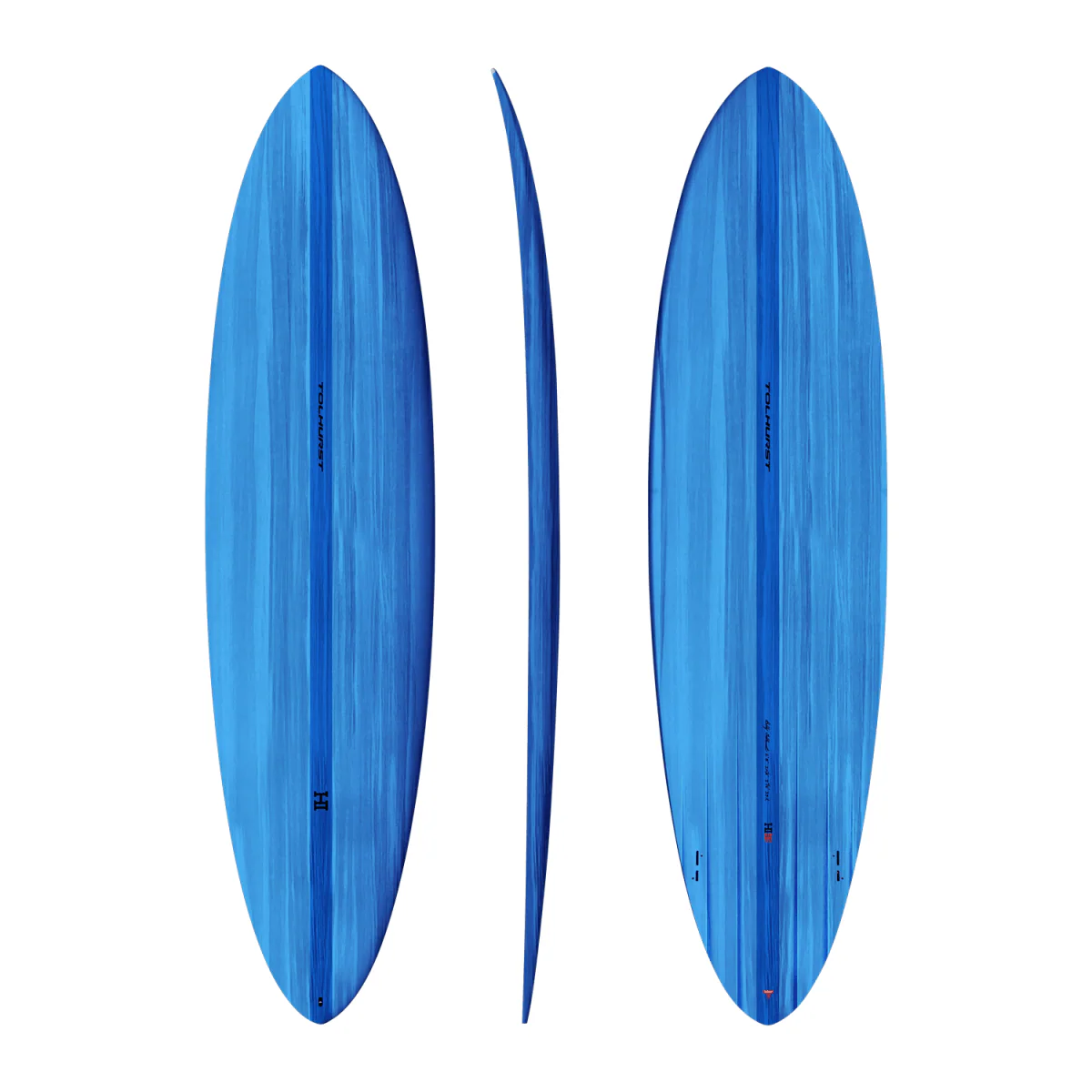 Thunderbolt Mid 6 Mini Twin TBR Surfboard 6'10" Ocean Blue FCS2