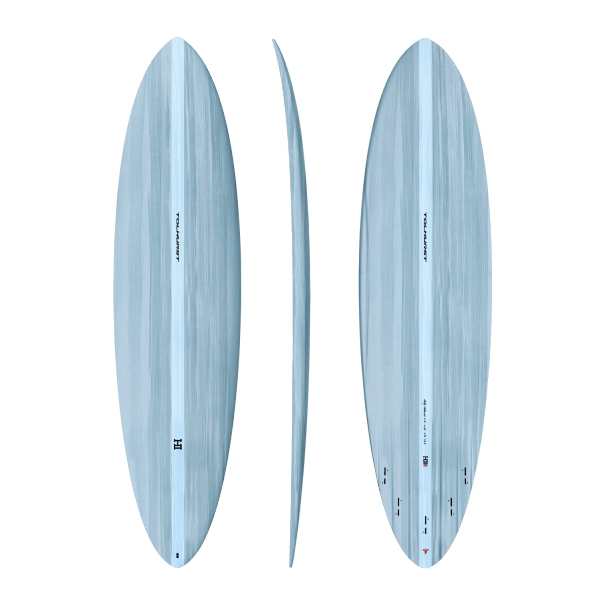 Thunderbolt Mid 6 TBR Surfboard 7'10" Light Blue FCS2