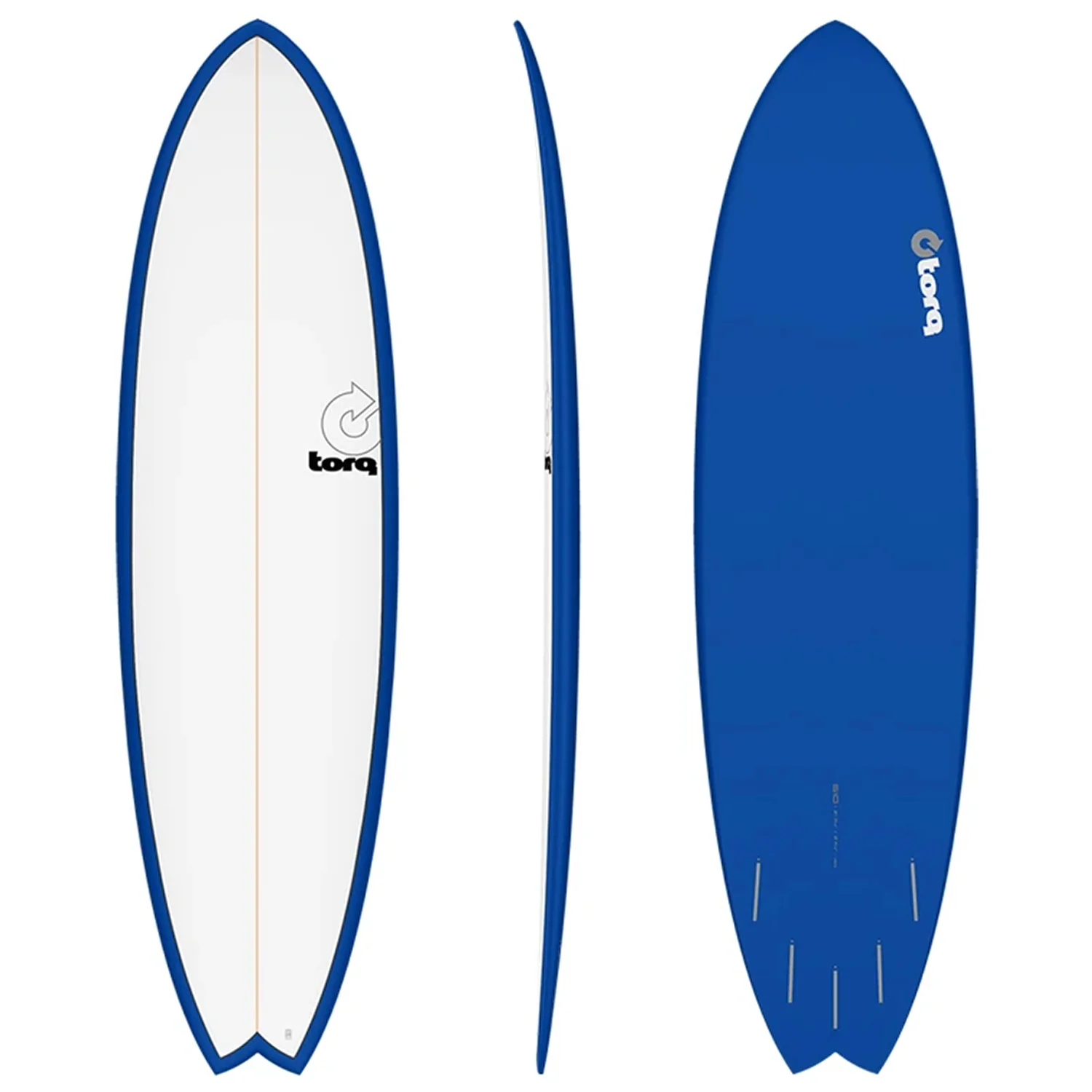 Torq Mod Fish TET Surfboard Pinline Blue 6'10"