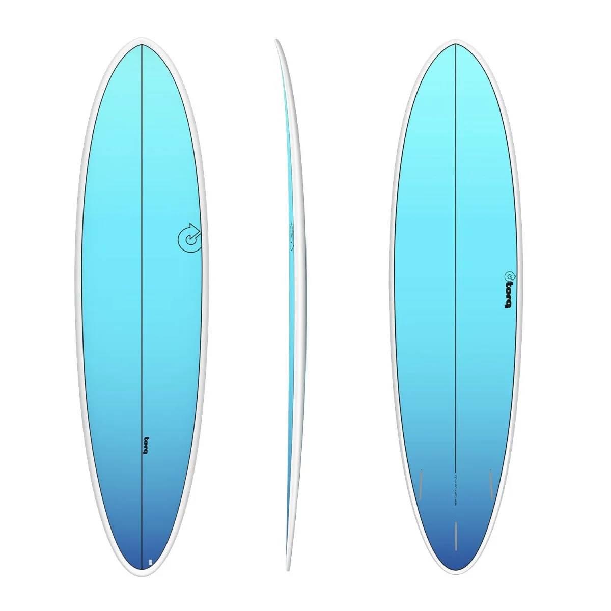 Torq Mod Fun TET Surfboard Blue Fade 7'2"