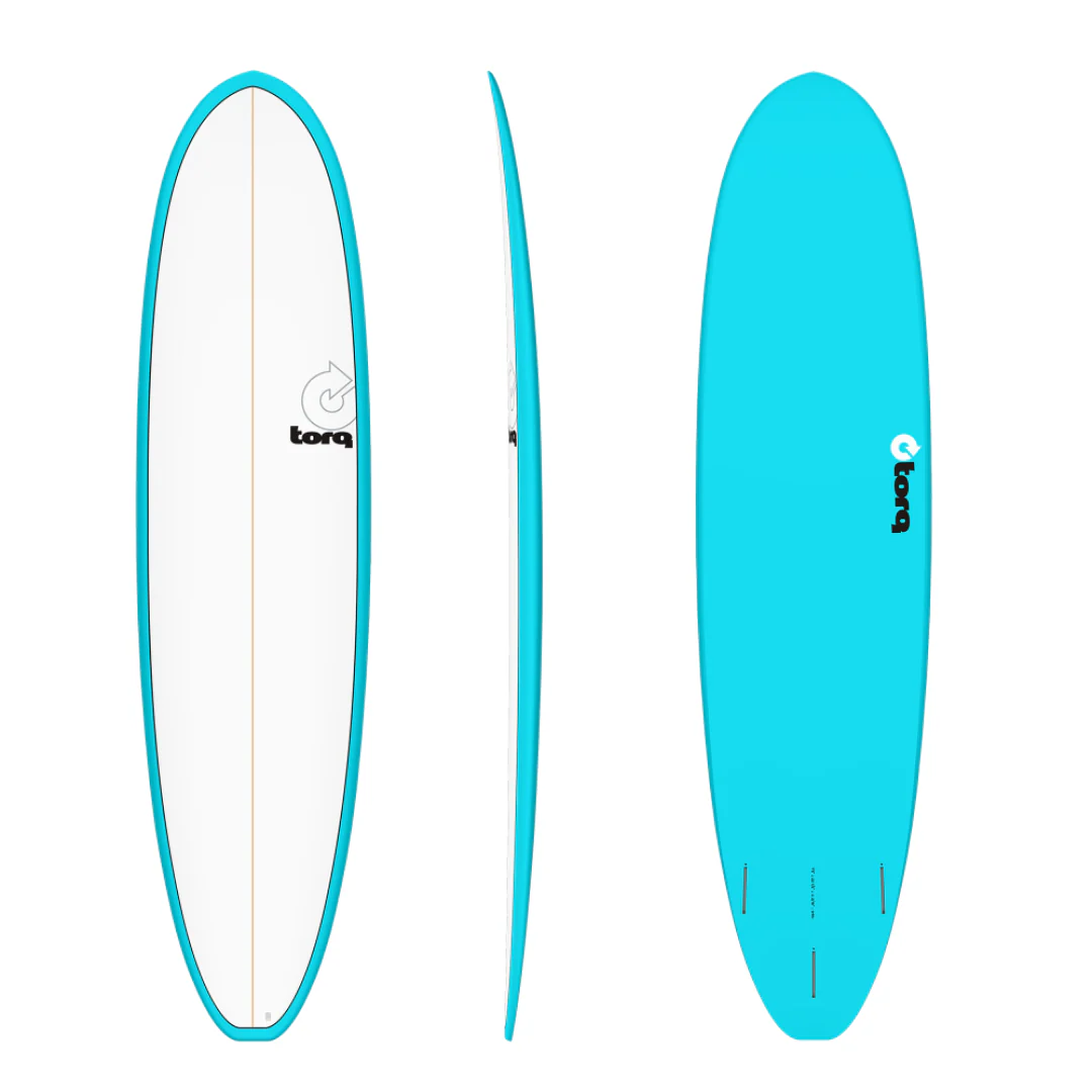 Torq Mod Fun TET Volume Plus Surfboard Pinline Blue/ White Deck 8'2"