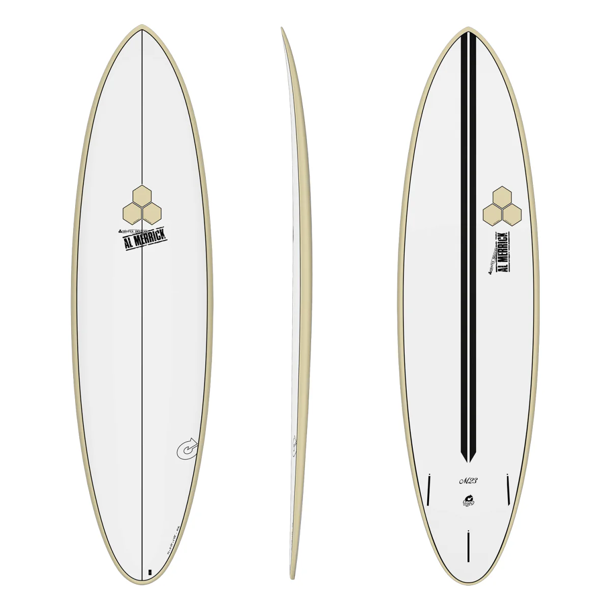 Torq x Channel Islands M23 Surfboard X-Lite Sand Rail + Pinline 7'4"