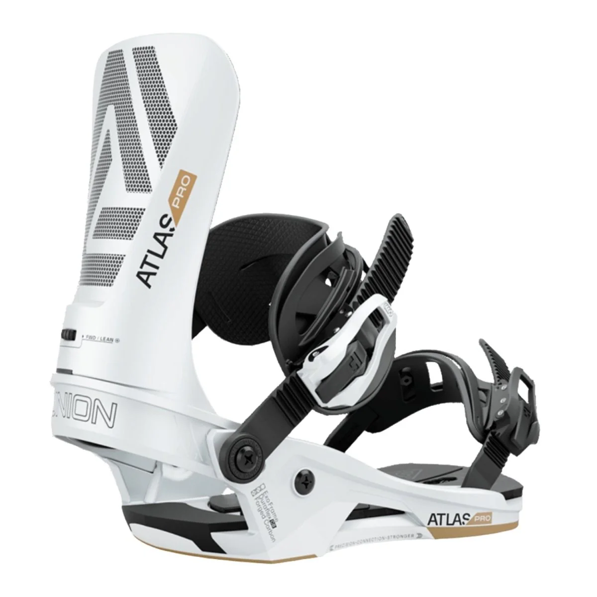 Union Atlas Pro Snowboard Bindings 2025 Metallic White