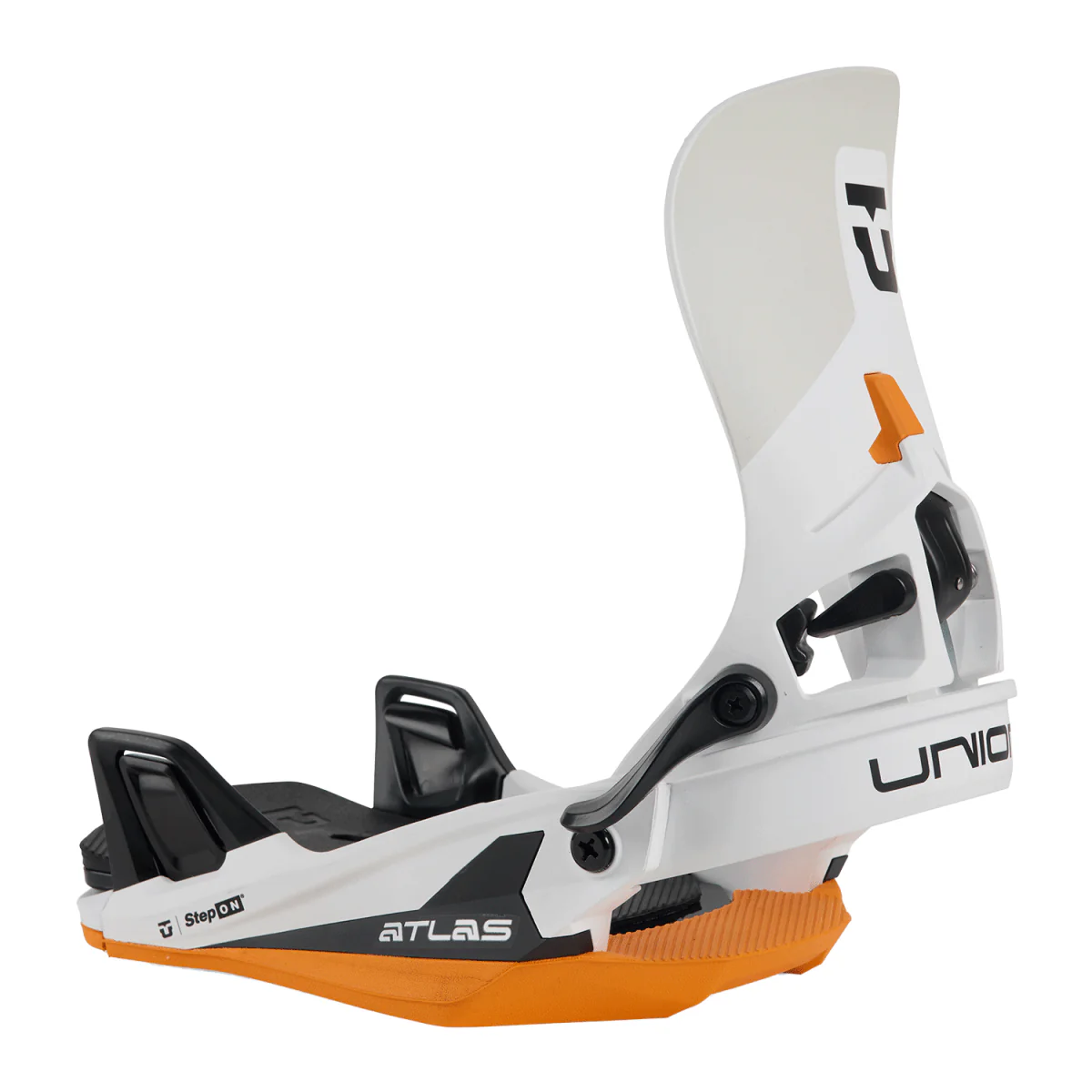 Union Men's Atlas Step On Snowboard Bindings 2026 White/Orange