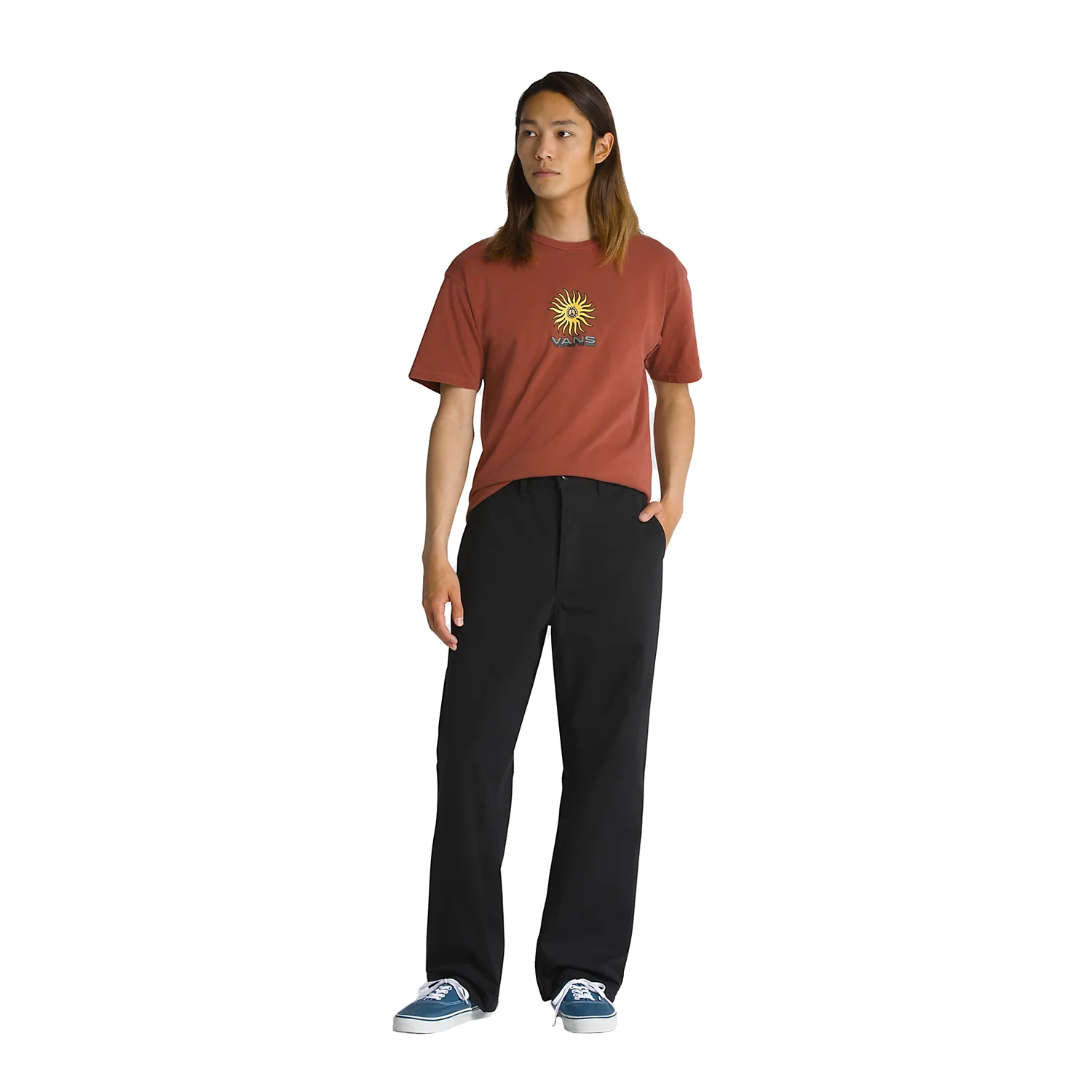 Vans Men's Authentic Chino Baggy Pant Black