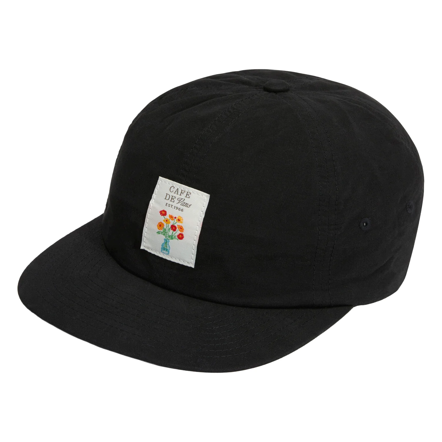 Vans Men's Cafe Vans Jockey Hat Black