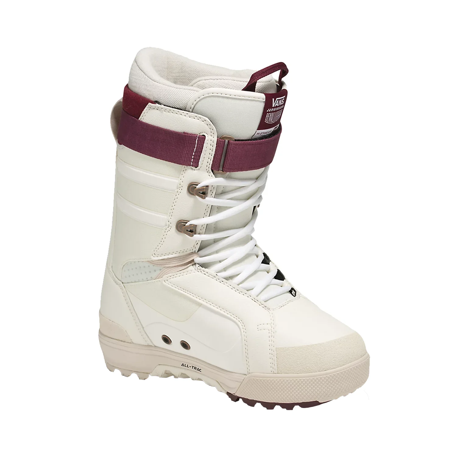 Vans Men's Hi-Standard Pro x Benny Urban Snowboard Boots 2024 Marshmallow/Burgundy