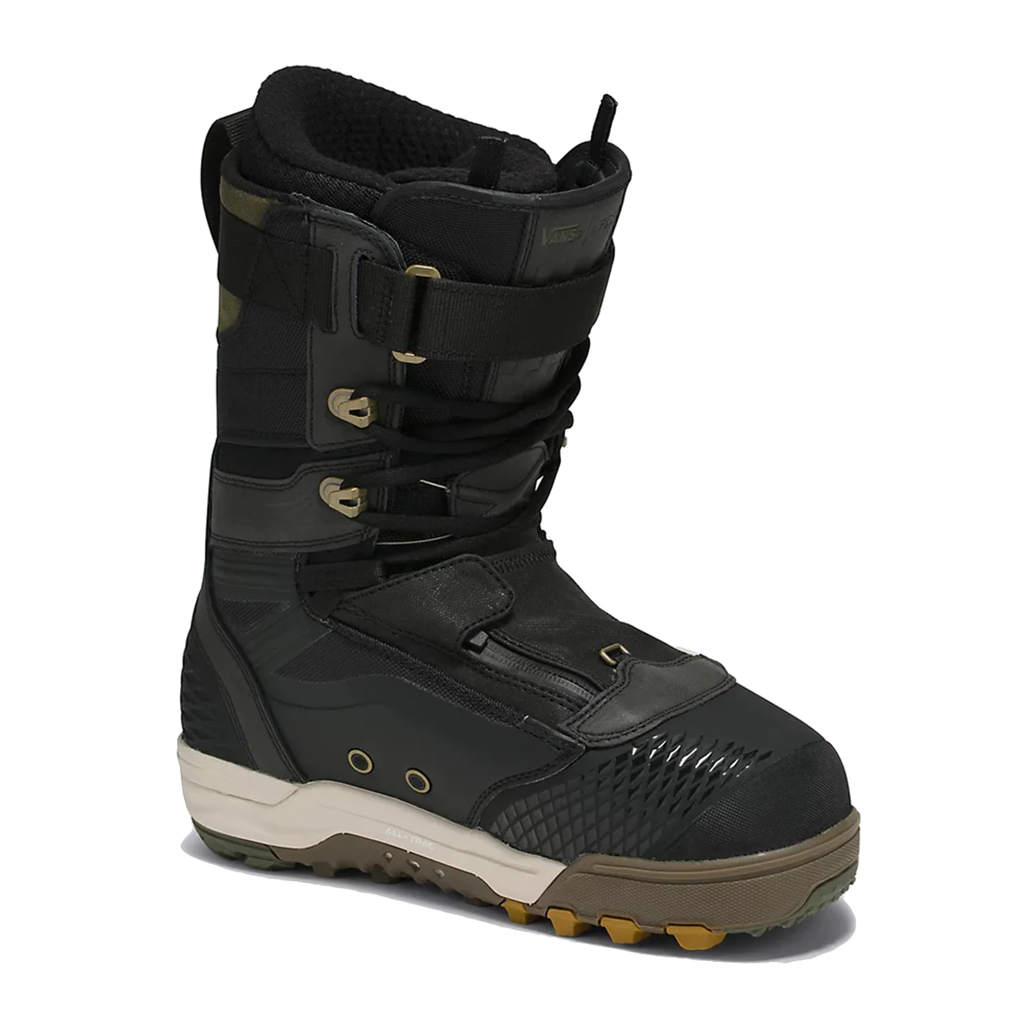 Vans Men's Infuse Snowboard Boots 2024 Paisley Suede Black/Olive