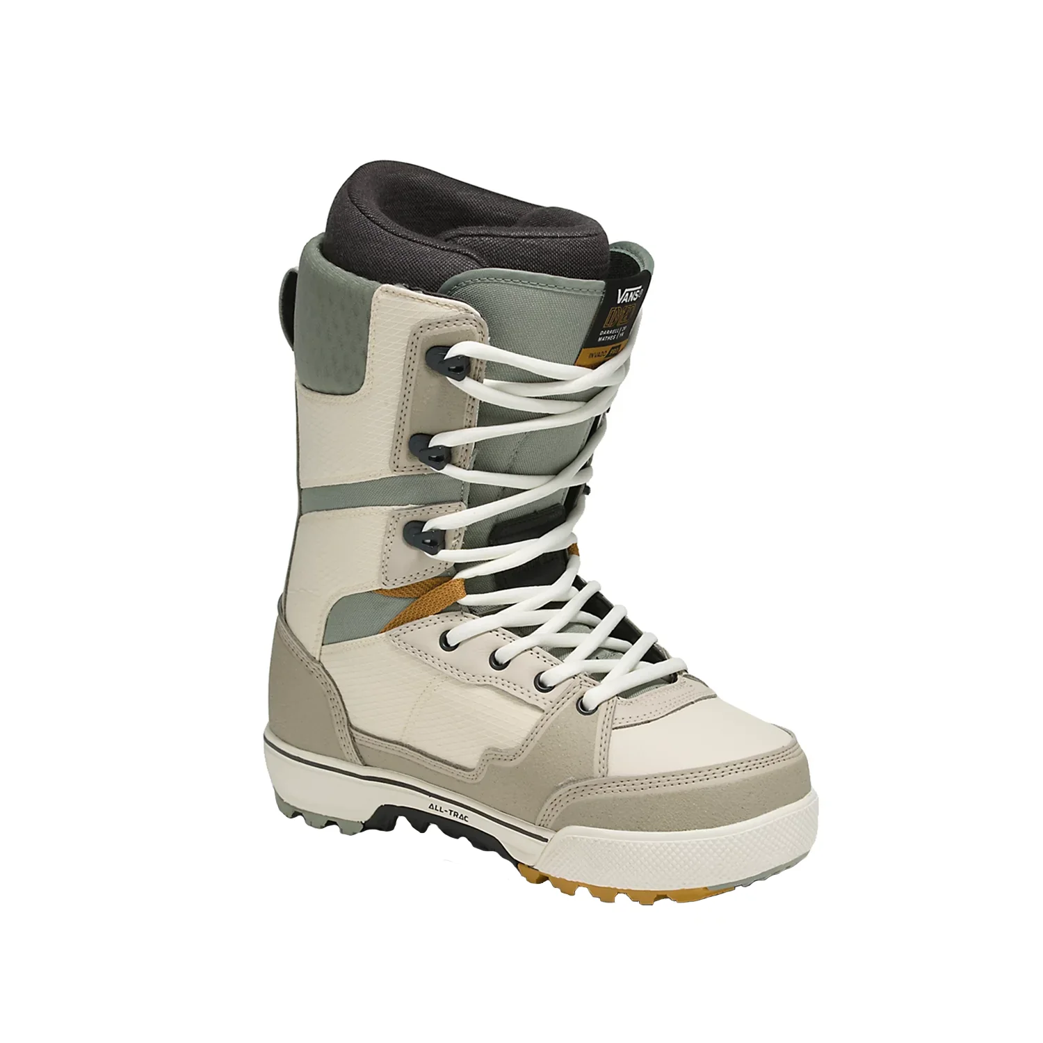 Vans Men's Invado Pro x Darrel Mathes Snowboard Boots 2024 Beige/Khaki