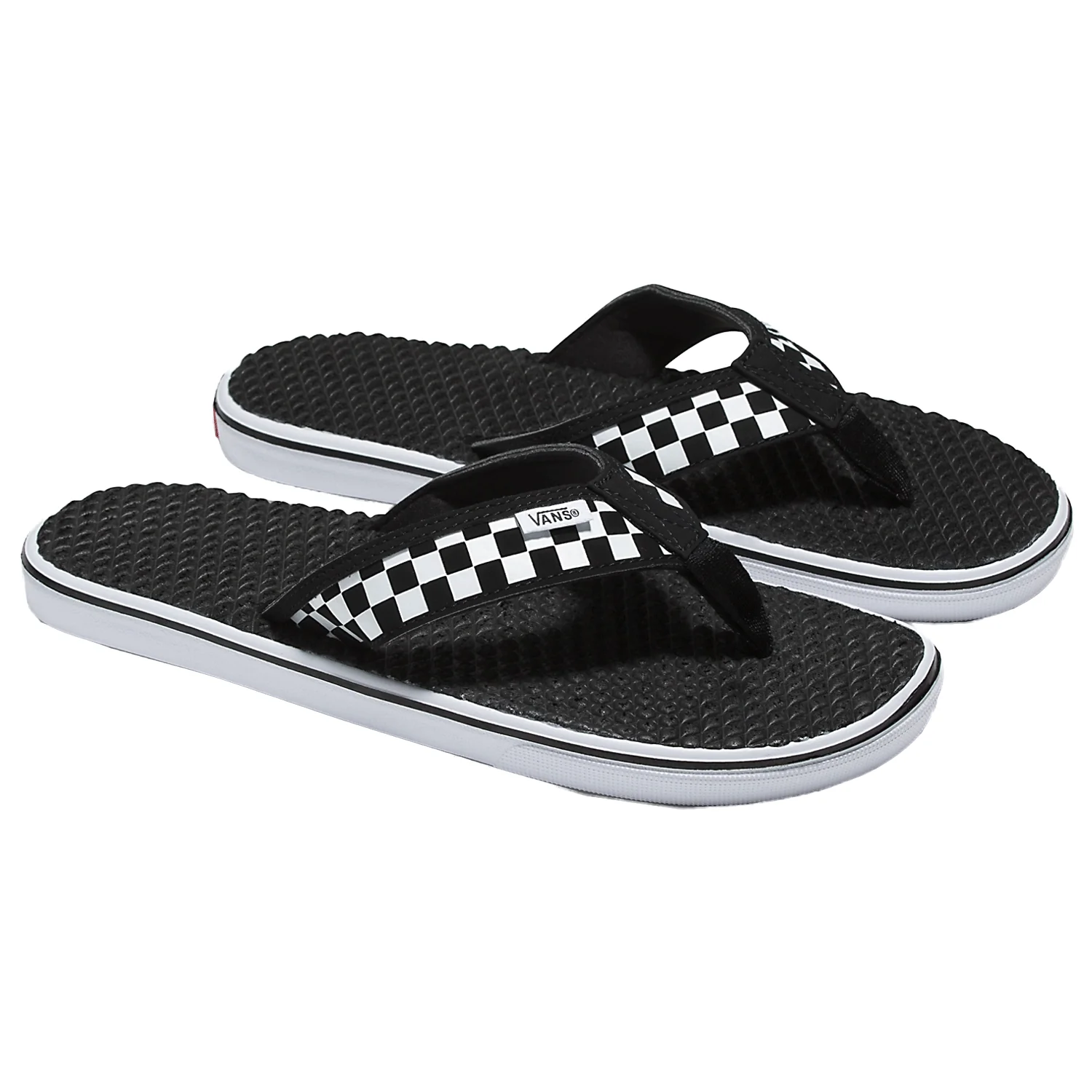 Vans Men's La Costa Lite Sandal (Checkerboard) Black/White