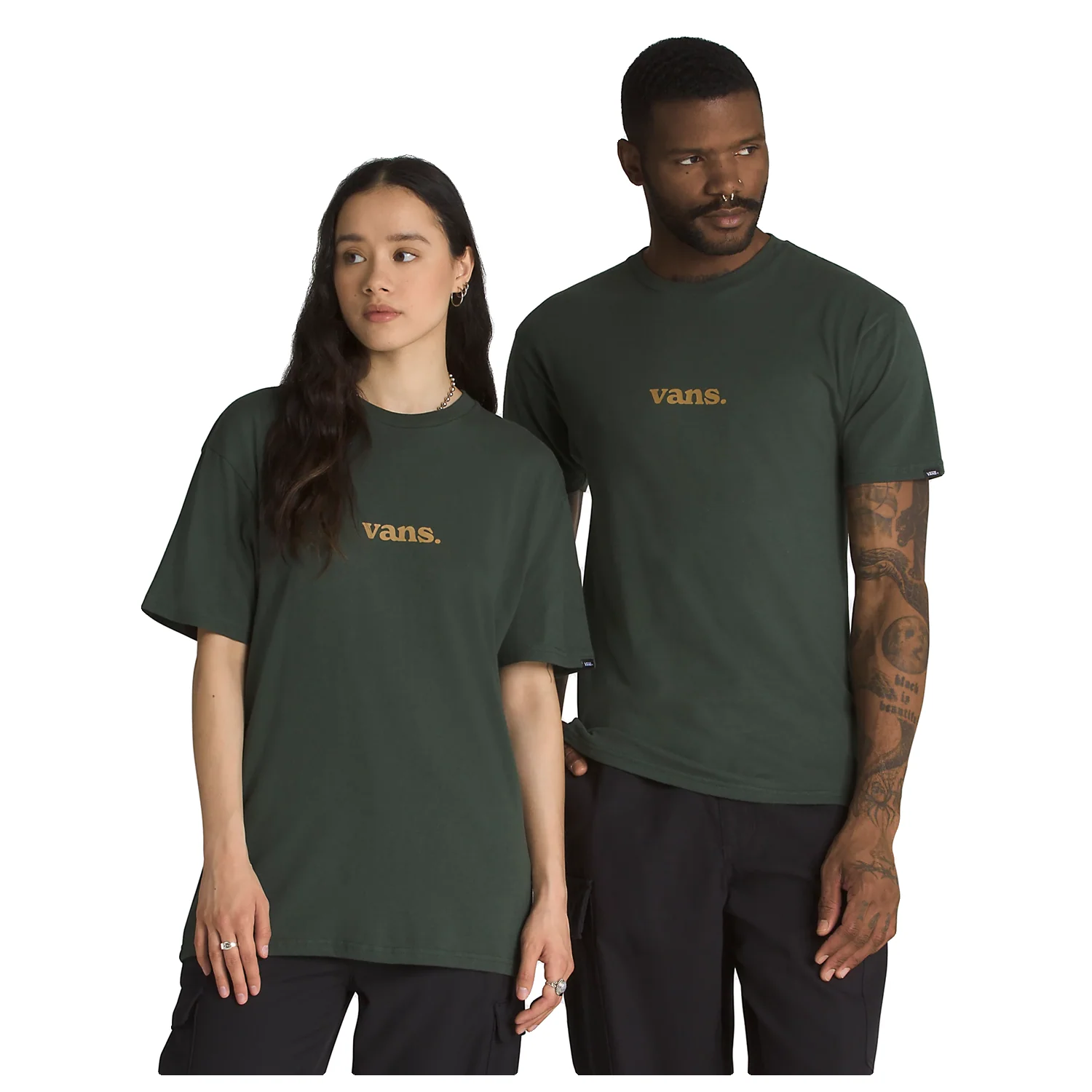 Vans Men's Lower Corecase S/S Tee Deep Forest-Wood Thrush