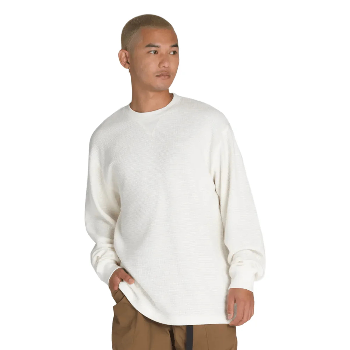 Vans Men's MTE Navigate L/S Thermal Top Egret